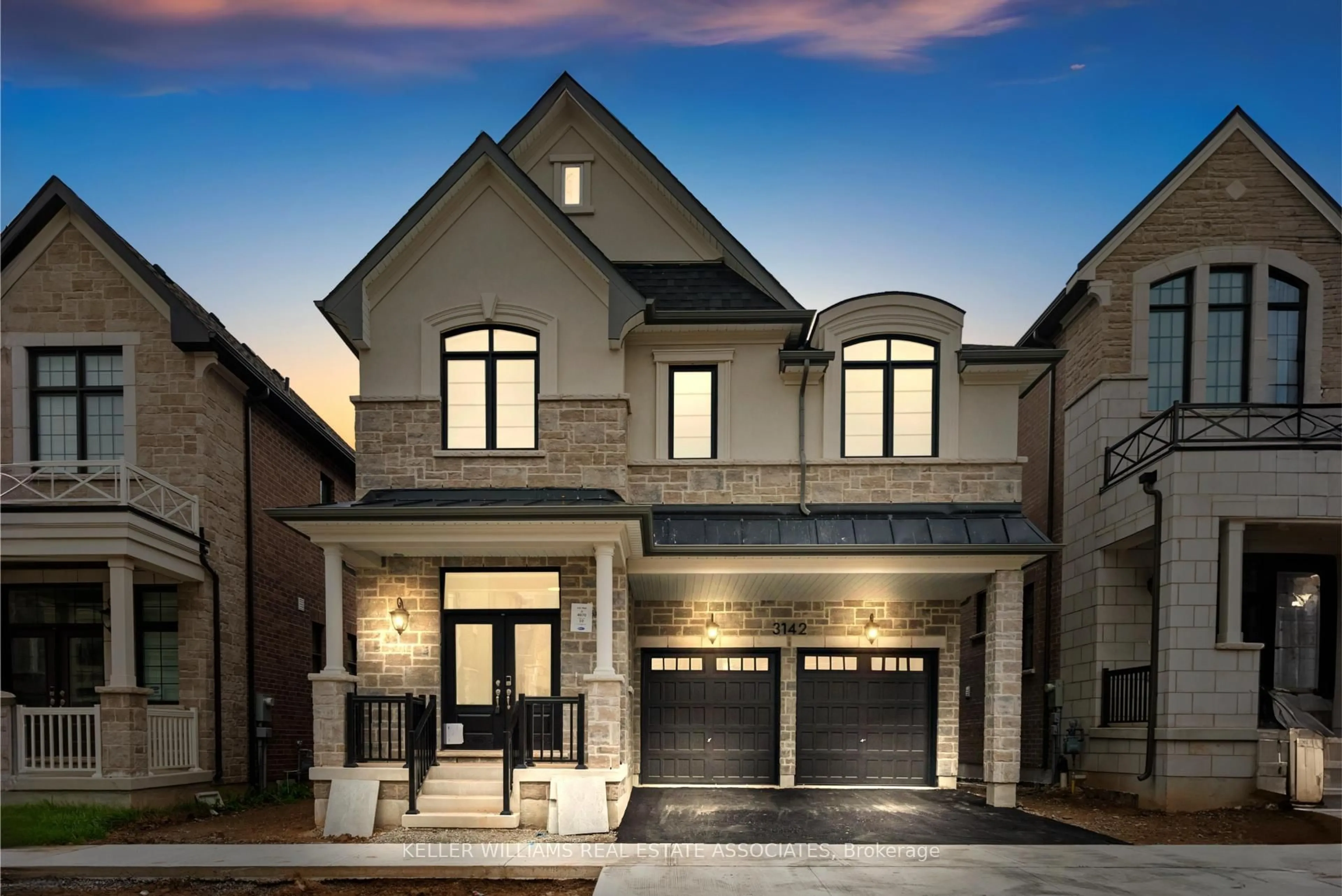 Home with brick exterior material, street for 3142 Duggan Tr, Oakville Ontario L6H 7X1