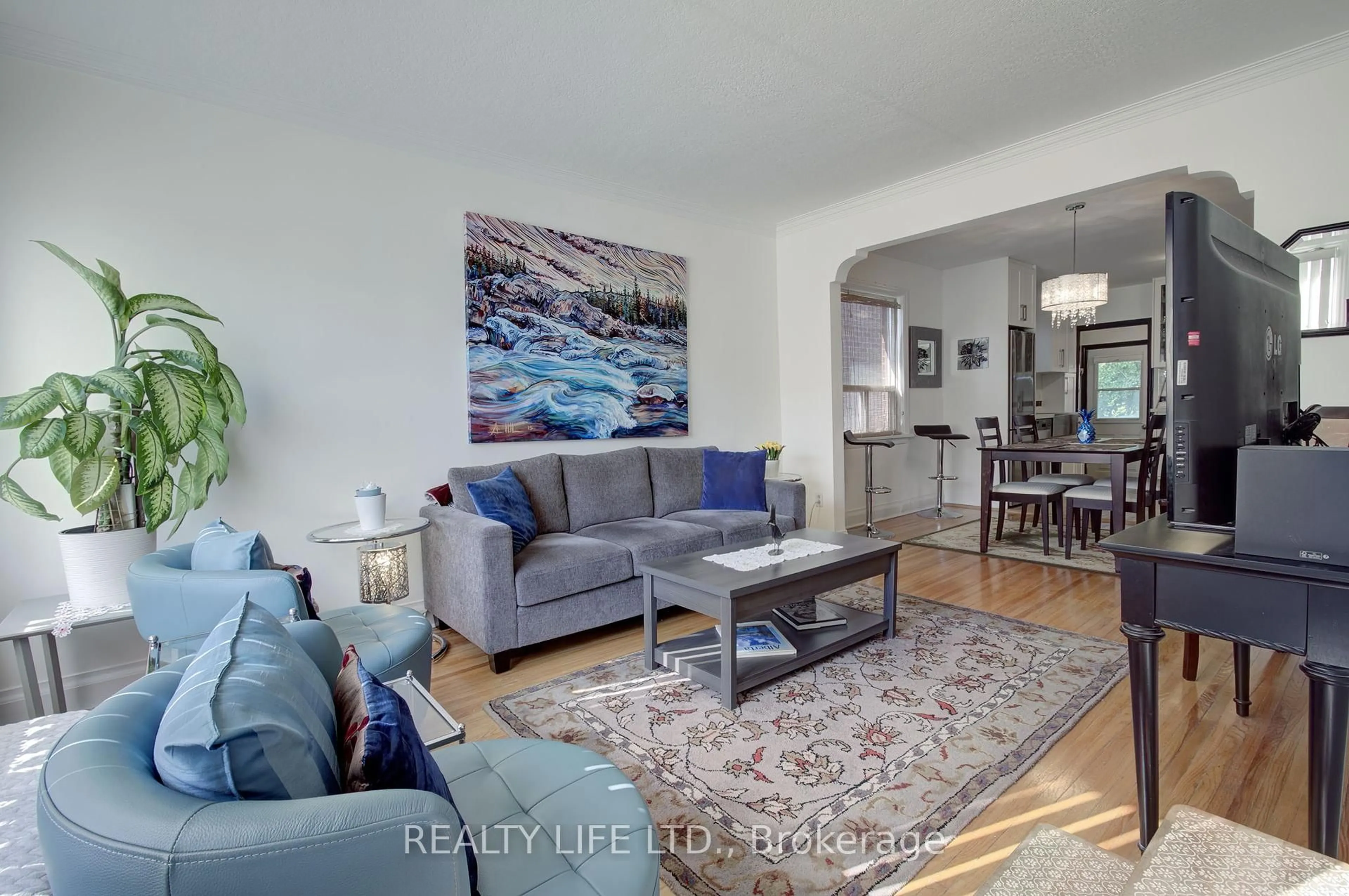 Living room with furniture, unknown for 258 Gamma St, Toronto Ontario M8W 4H1