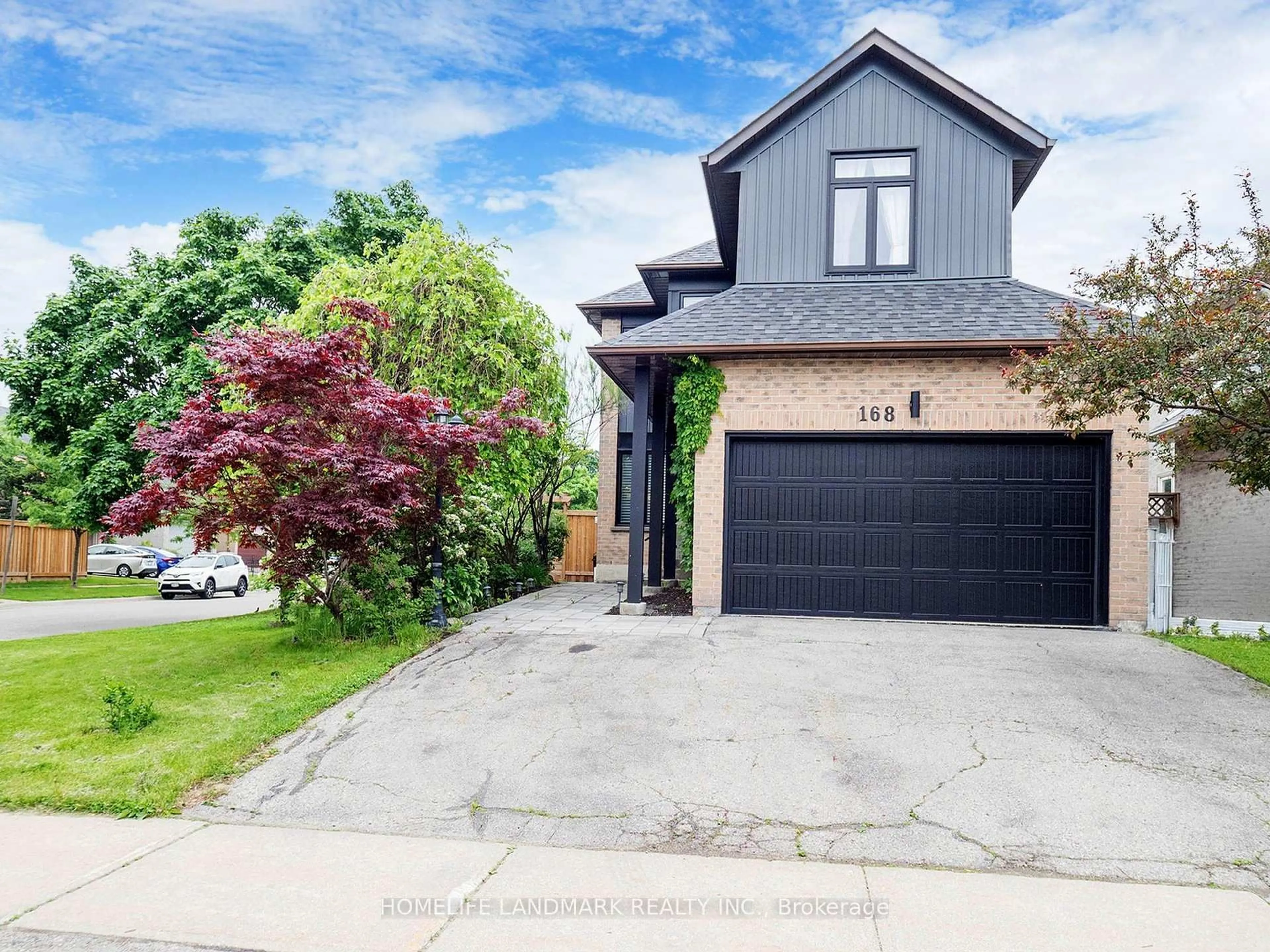 Home with brick exterior material, street for 168 Kingsbridge Garden Circ, Mississauga Ontario L5R 1T5