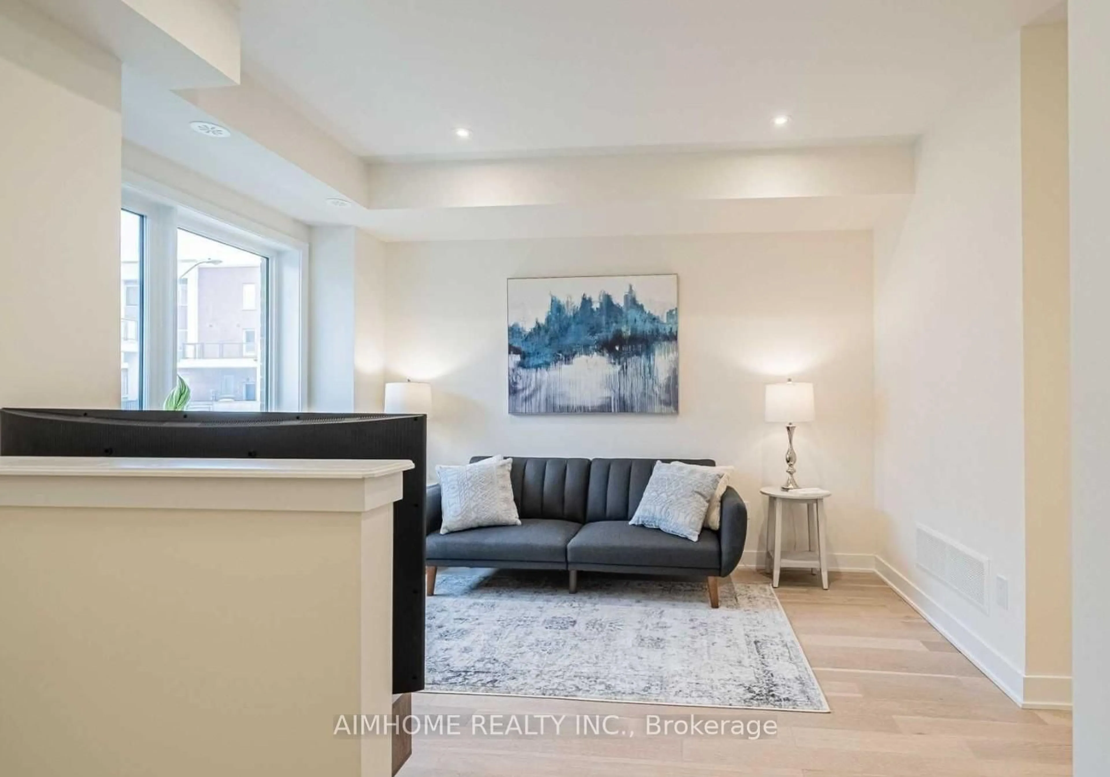 Living room with furniture, unknown for 31 Frederick Tisdale Dr, Toronto Ontario M3K 0C4