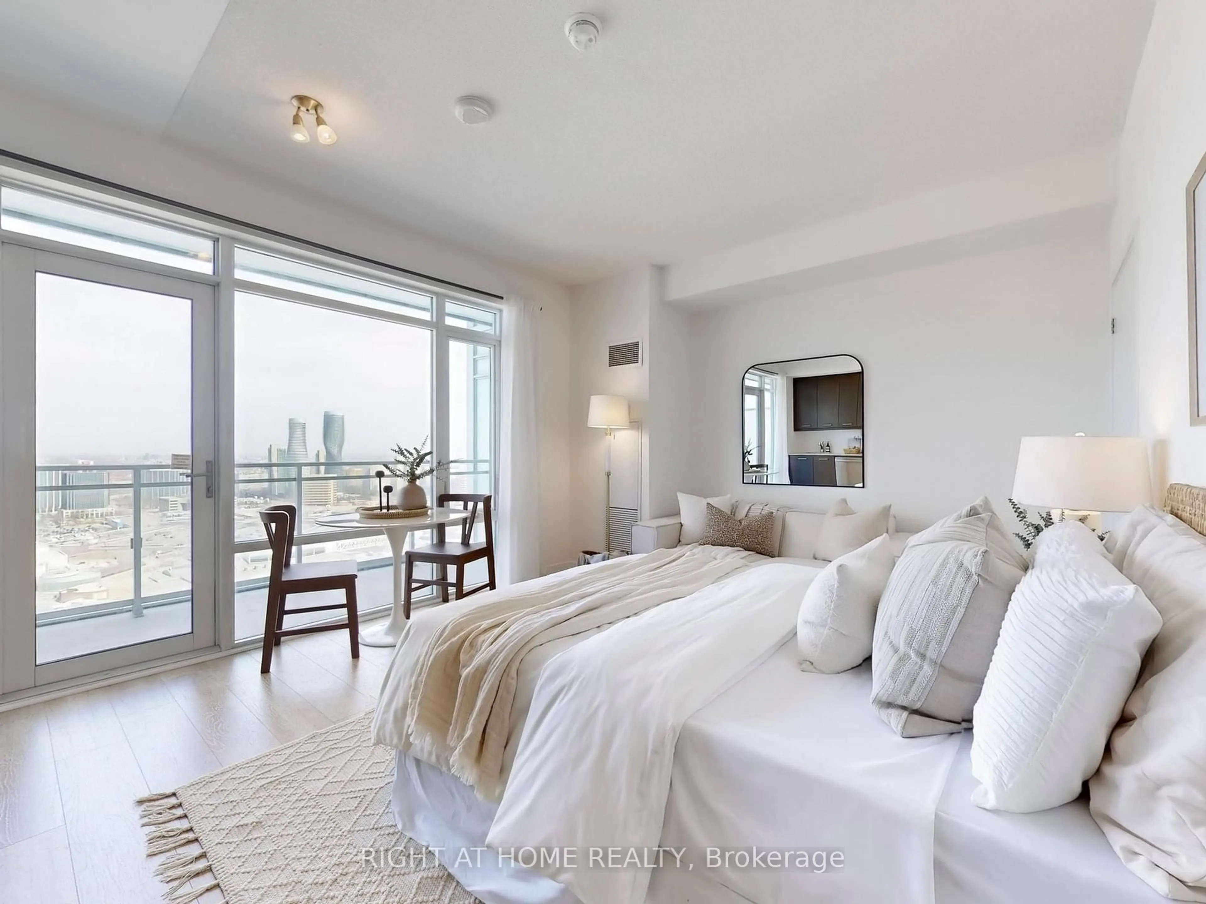 Bedroom with bed, unknown for 360 Square One Dr #2601, Mississauga Ontario L5B 0G7