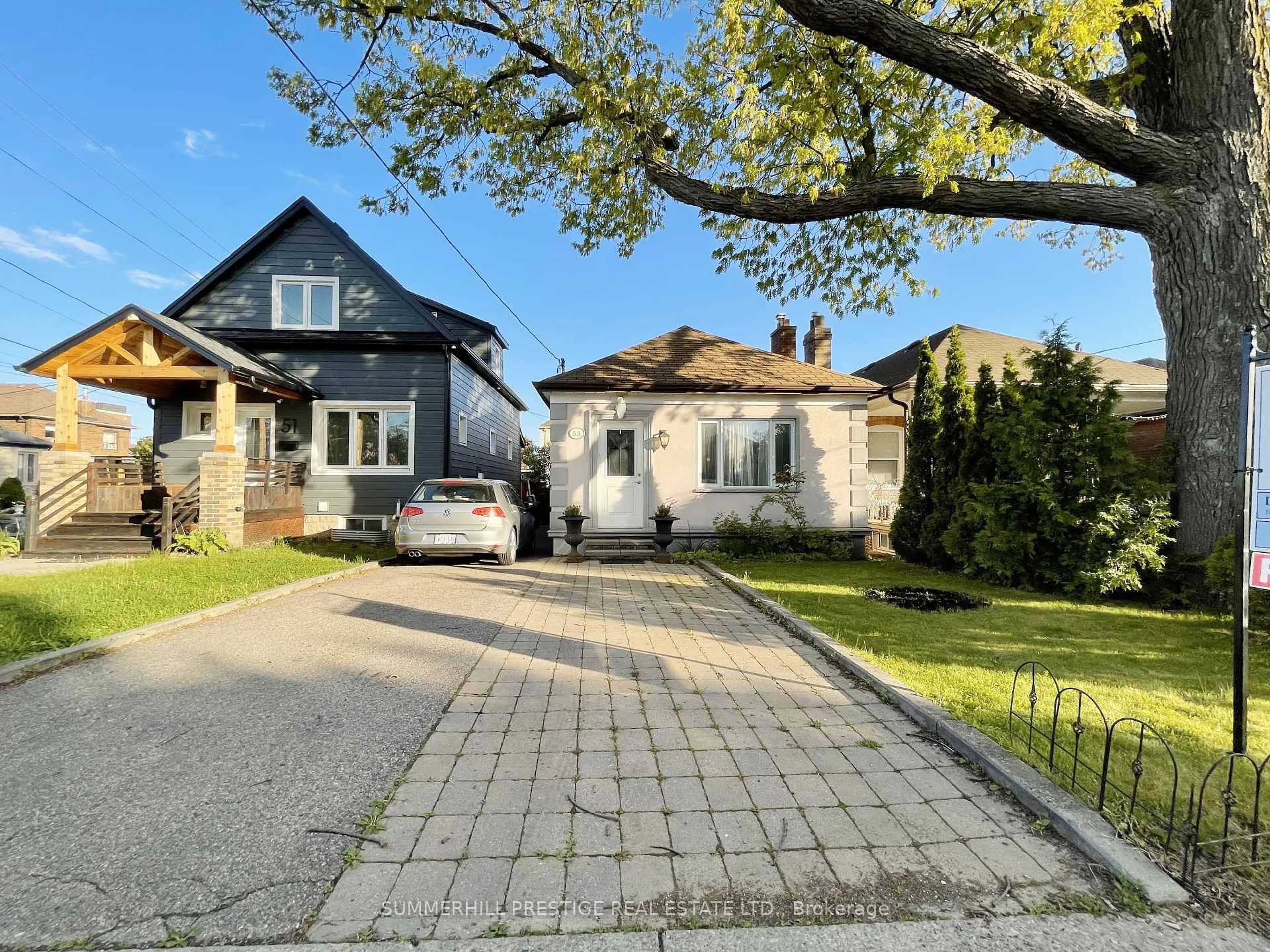 Home with brick exterior material, street for 53 Bowie Ave, Toronto Ontario M6E 2P4