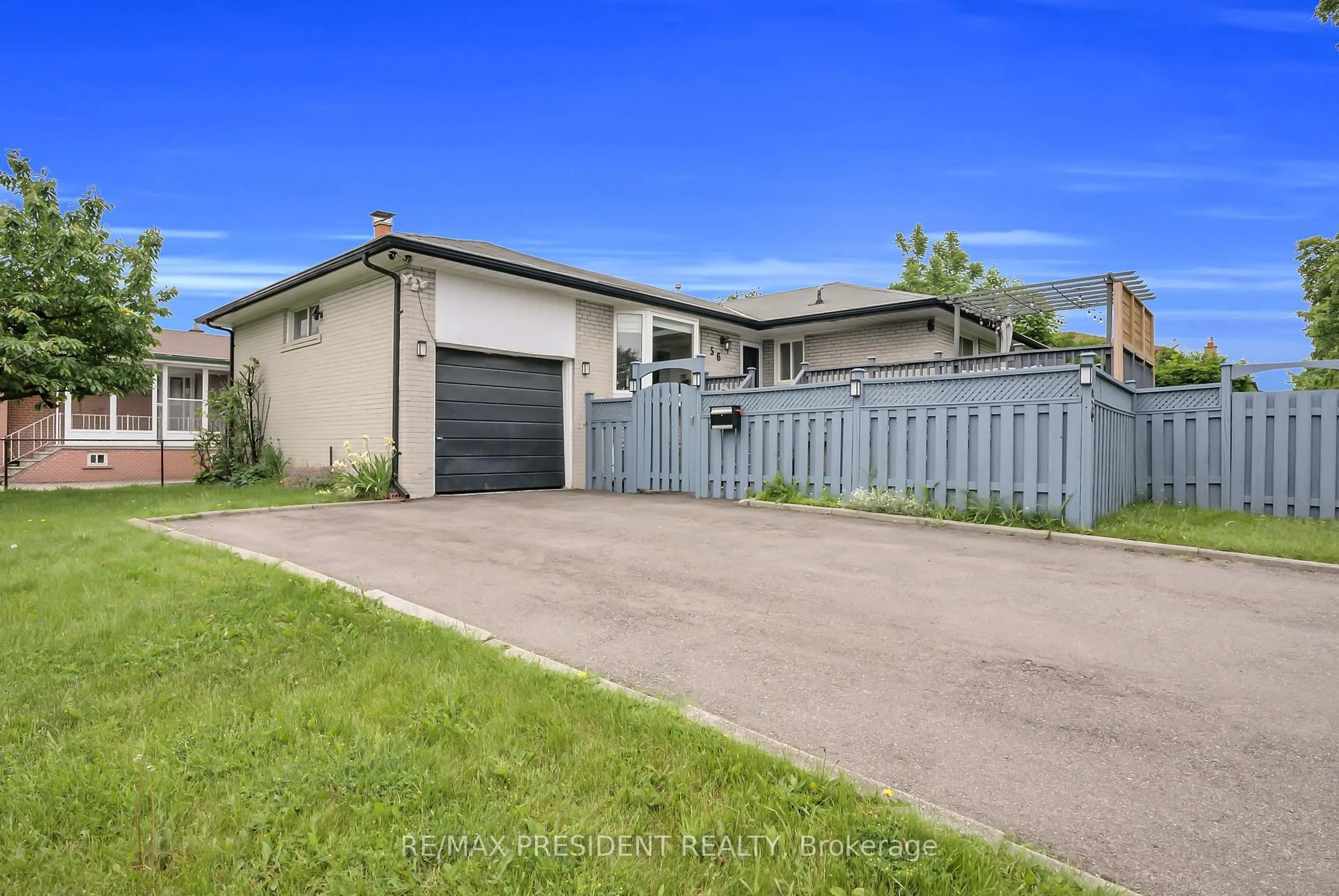 A pic from outside/outdoor area/front of a property/back of a property/a pic from drone, street for 56 Frost St, Toronto Ontario M9W 1Y8