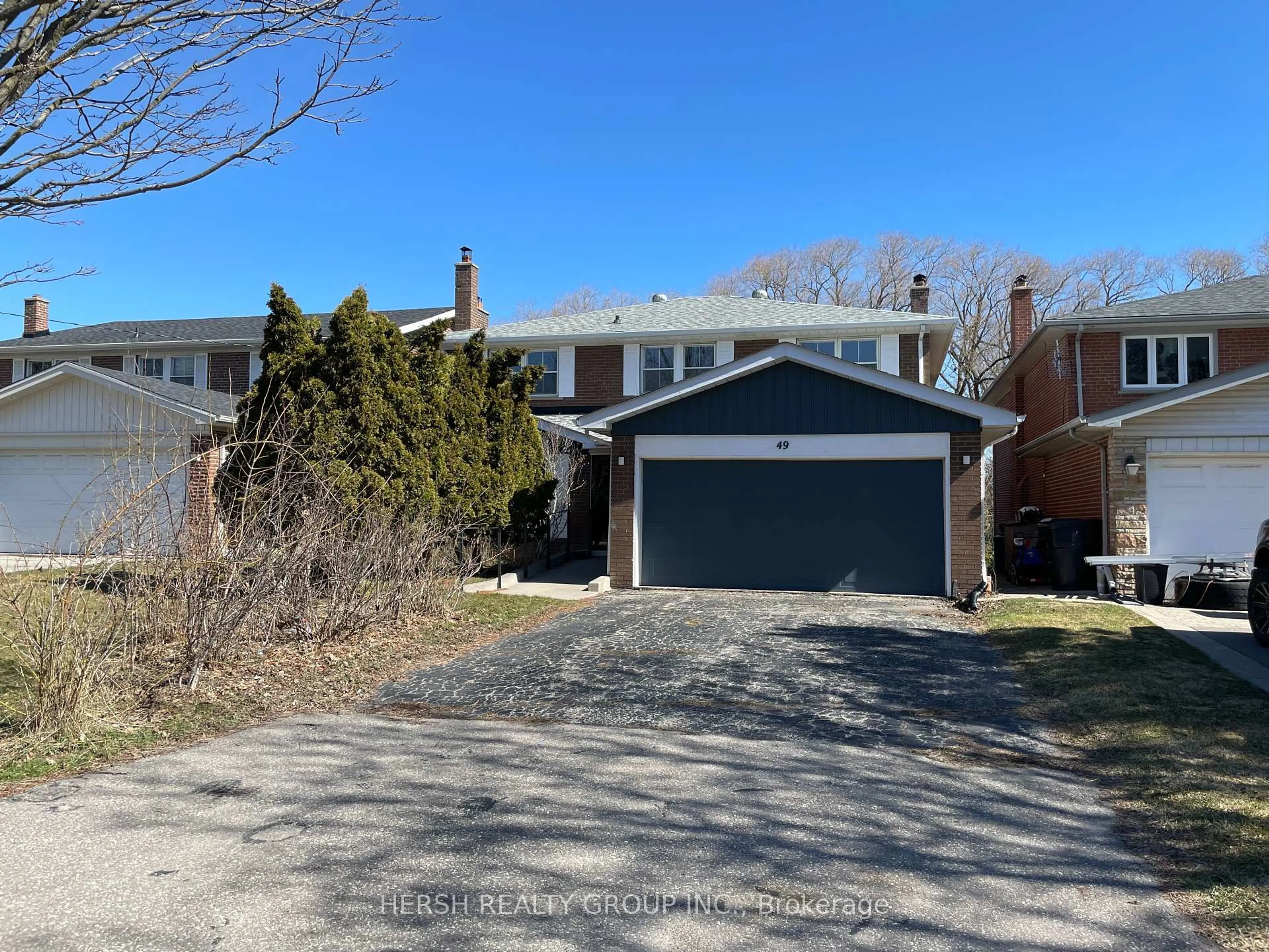 A pic from outside/outdoor area/front of a property/back of a property/a pic from drone, street for 49 Elmcrest Rd, Toronto Ontario M9C 3R7
