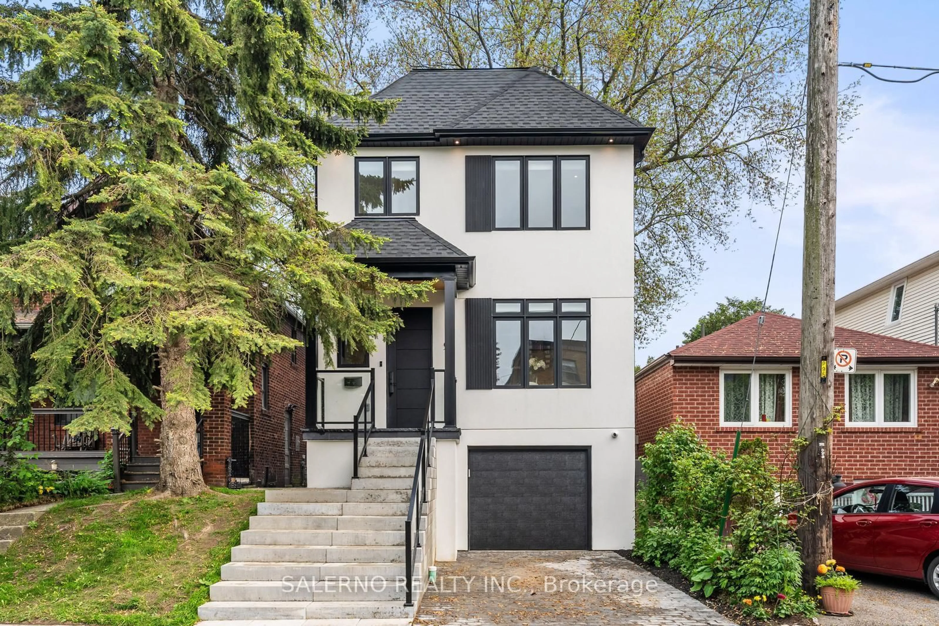Home with brick exterior material, street for 95 James St, Toronto Ontario M8W 1L7