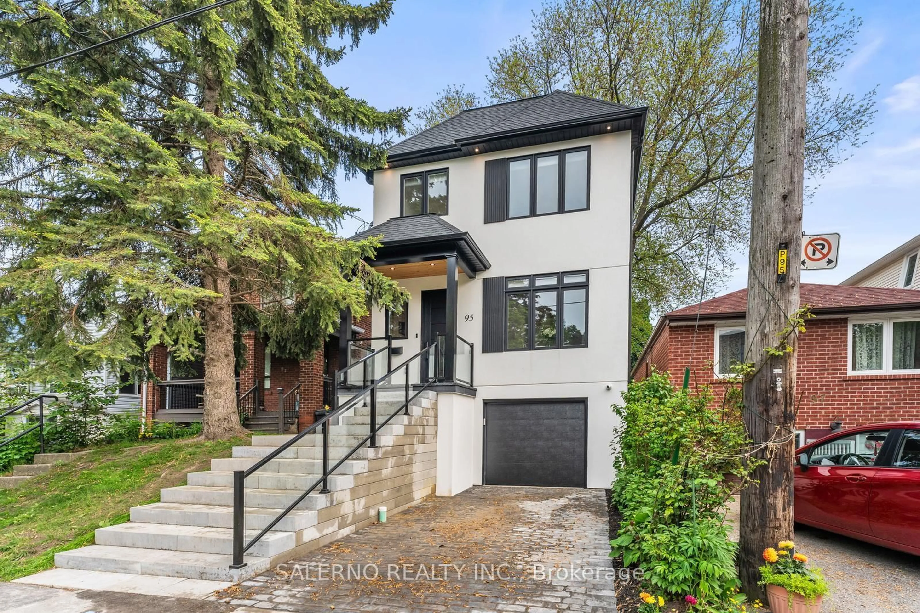 Home with brick exterior material, street for 95 James St, Toronto Ontario M8W 1L7