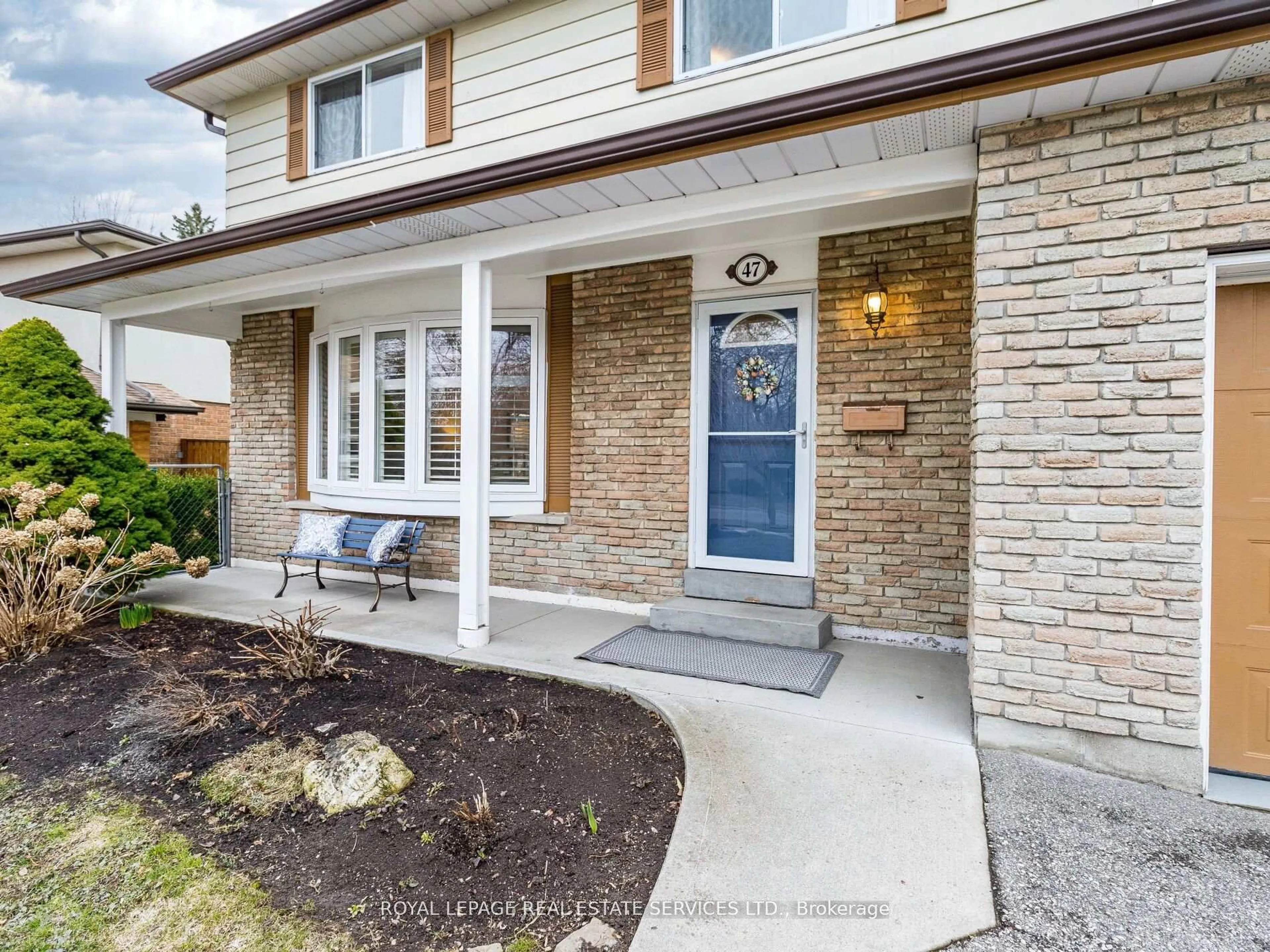 Home with brick exterior material, street for 47 Trotters Lane, Brampton Ontario L6Y 1B5