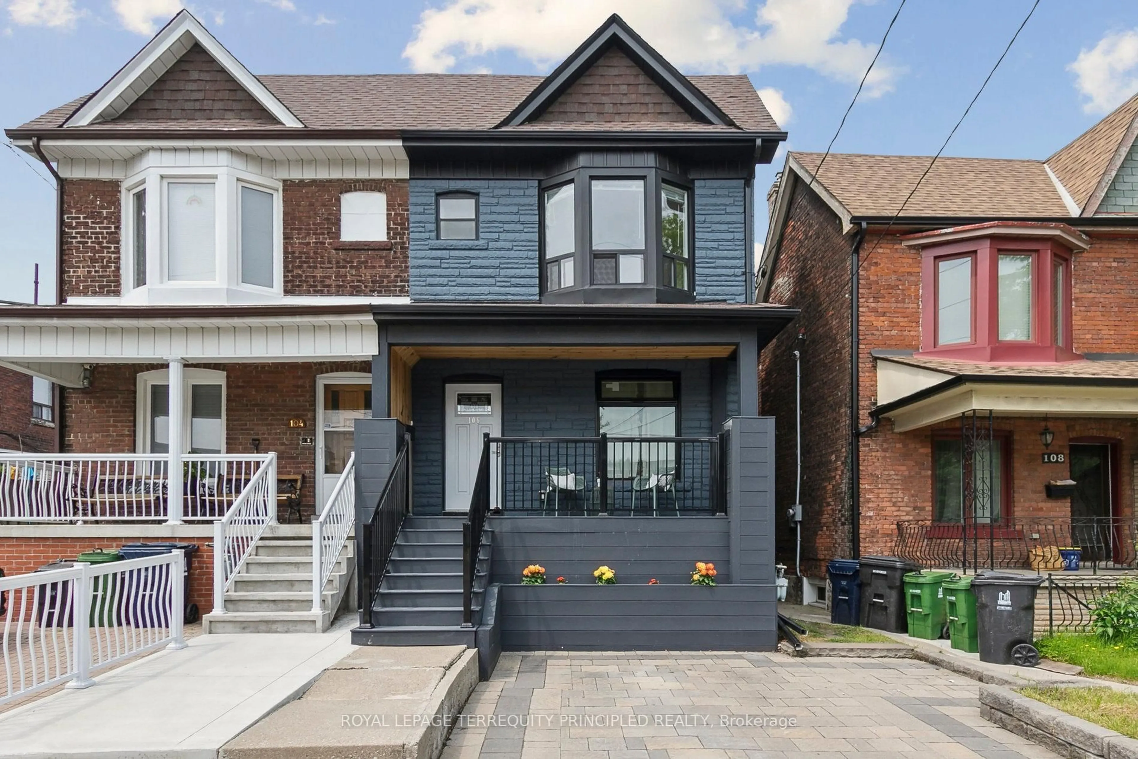 Home with brick exterior material, street for 106 Laughton Ave, Toronto Ontario M6N 2X2