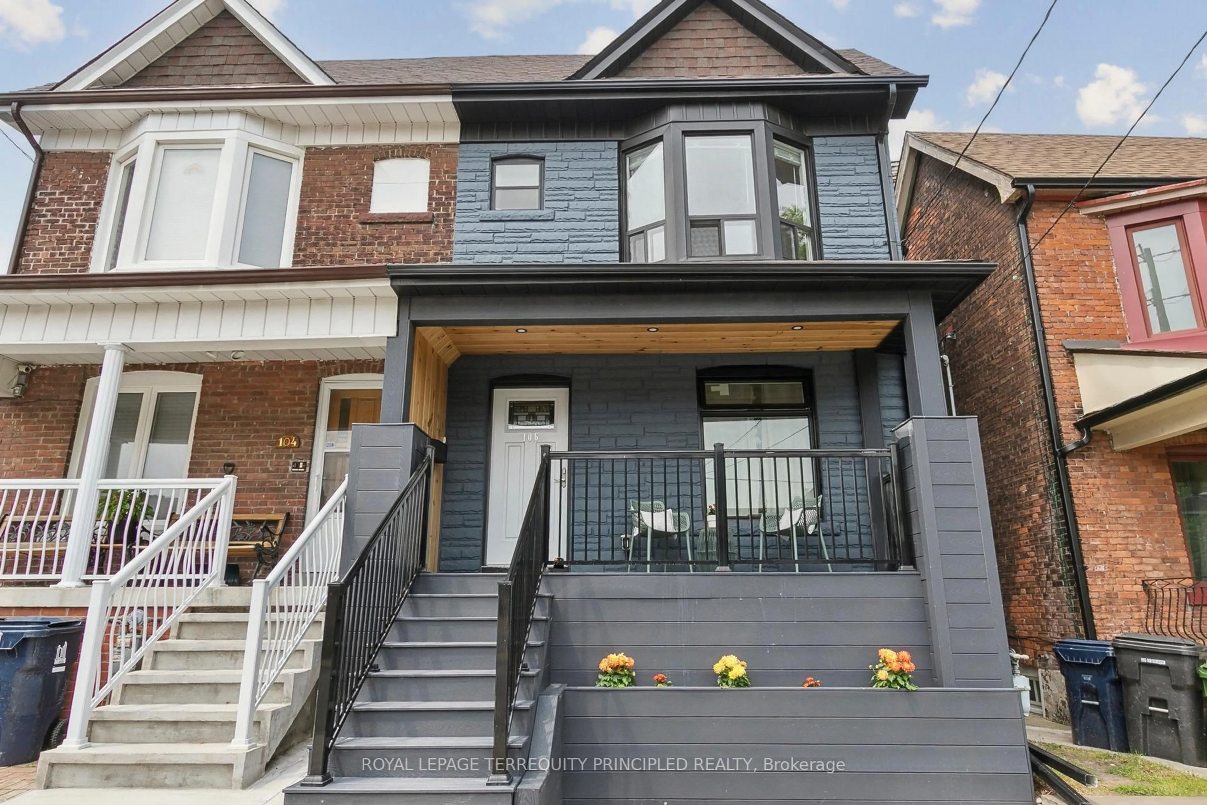 Home with brick exterior material, street for 106 Laughton Ave, Toronto Ontario M6N 2X2