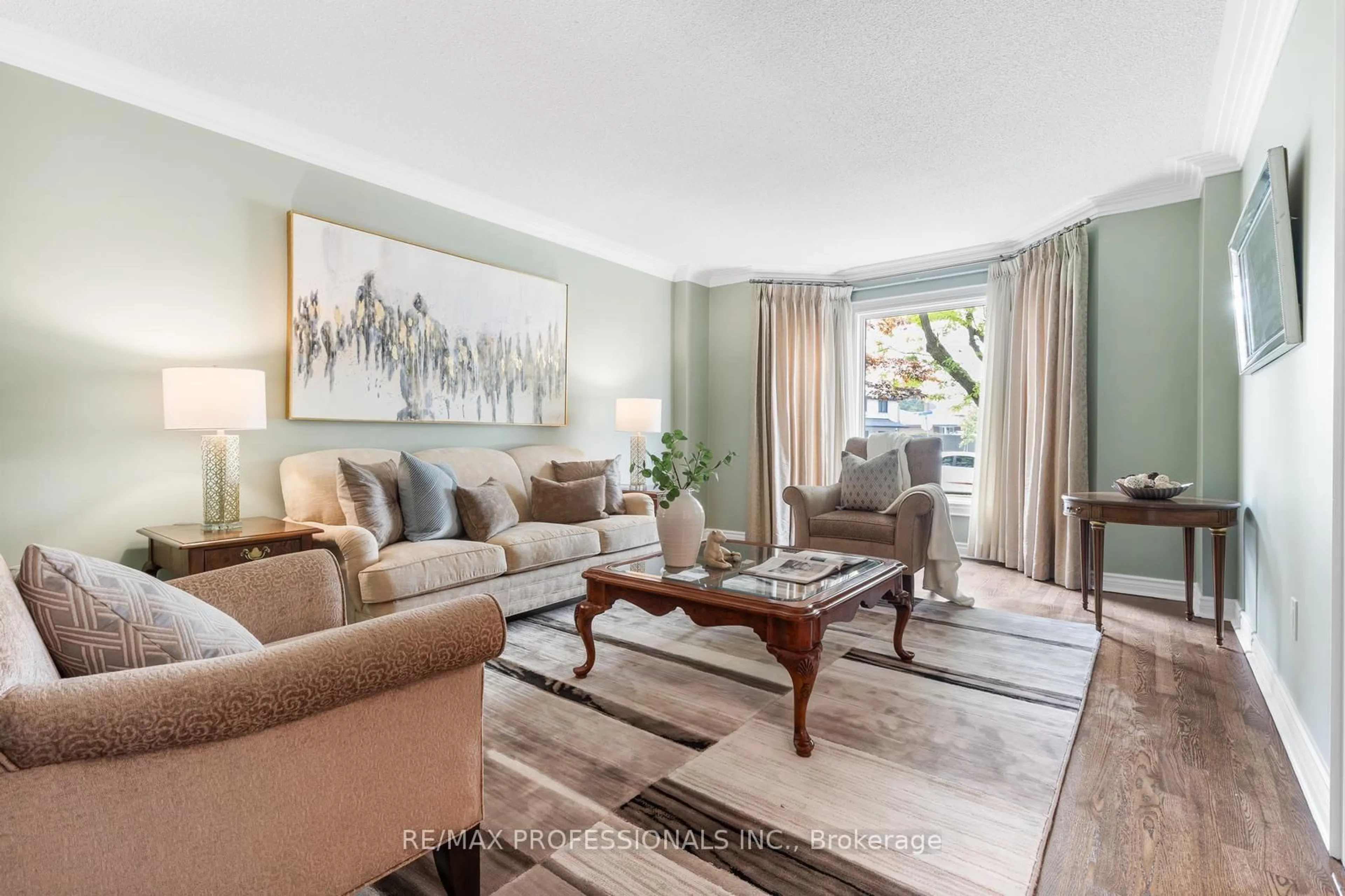 Living room with furniture, unknown for 17 Embers Dr, Toronto Ontario M9C 3E6