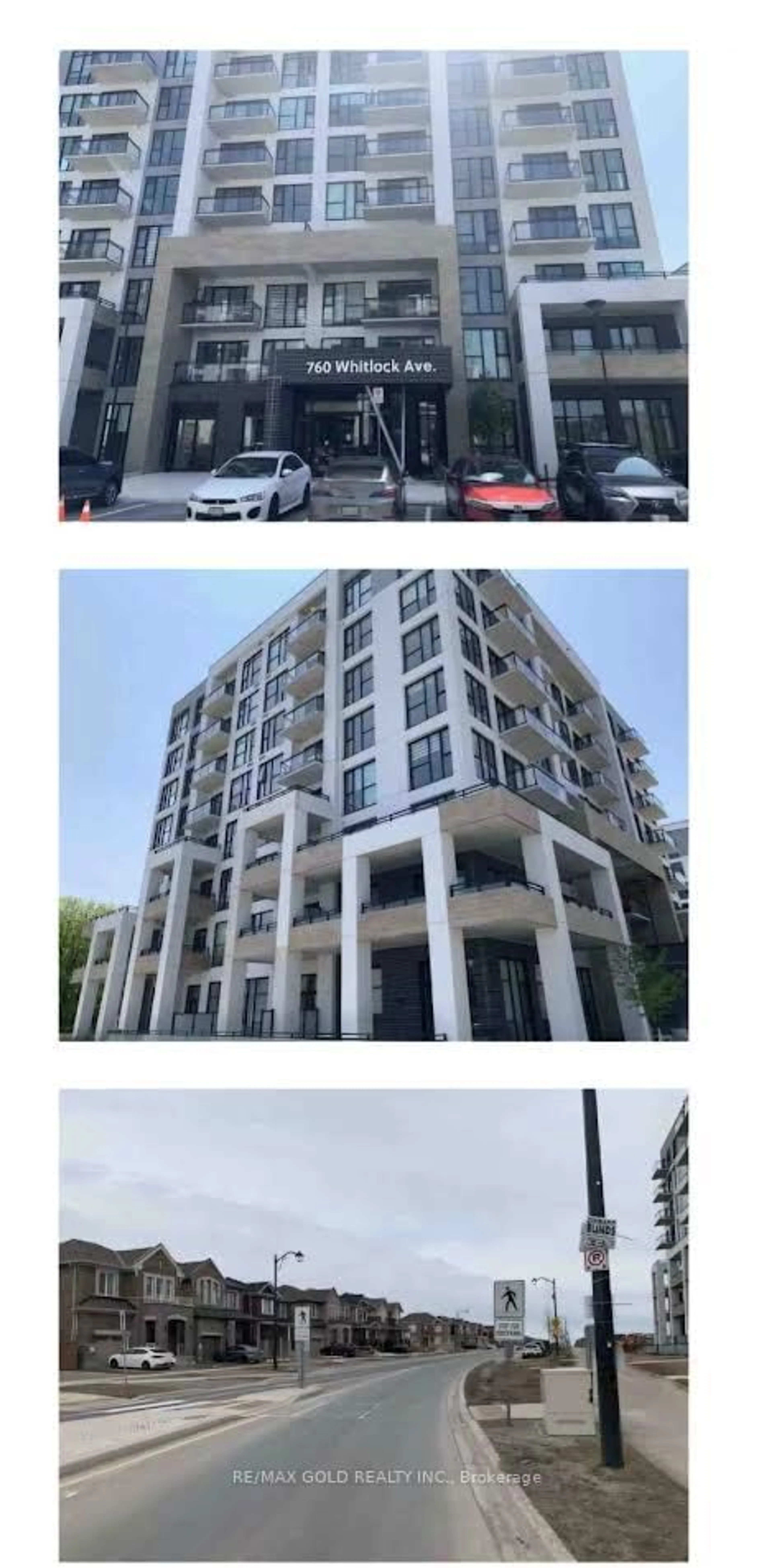 A pic from outside/outdoor area/front of a property/back of a property/a pic from drone, building for 760 Whitlock Ave #B605, Milton Ontario L9E 1S9