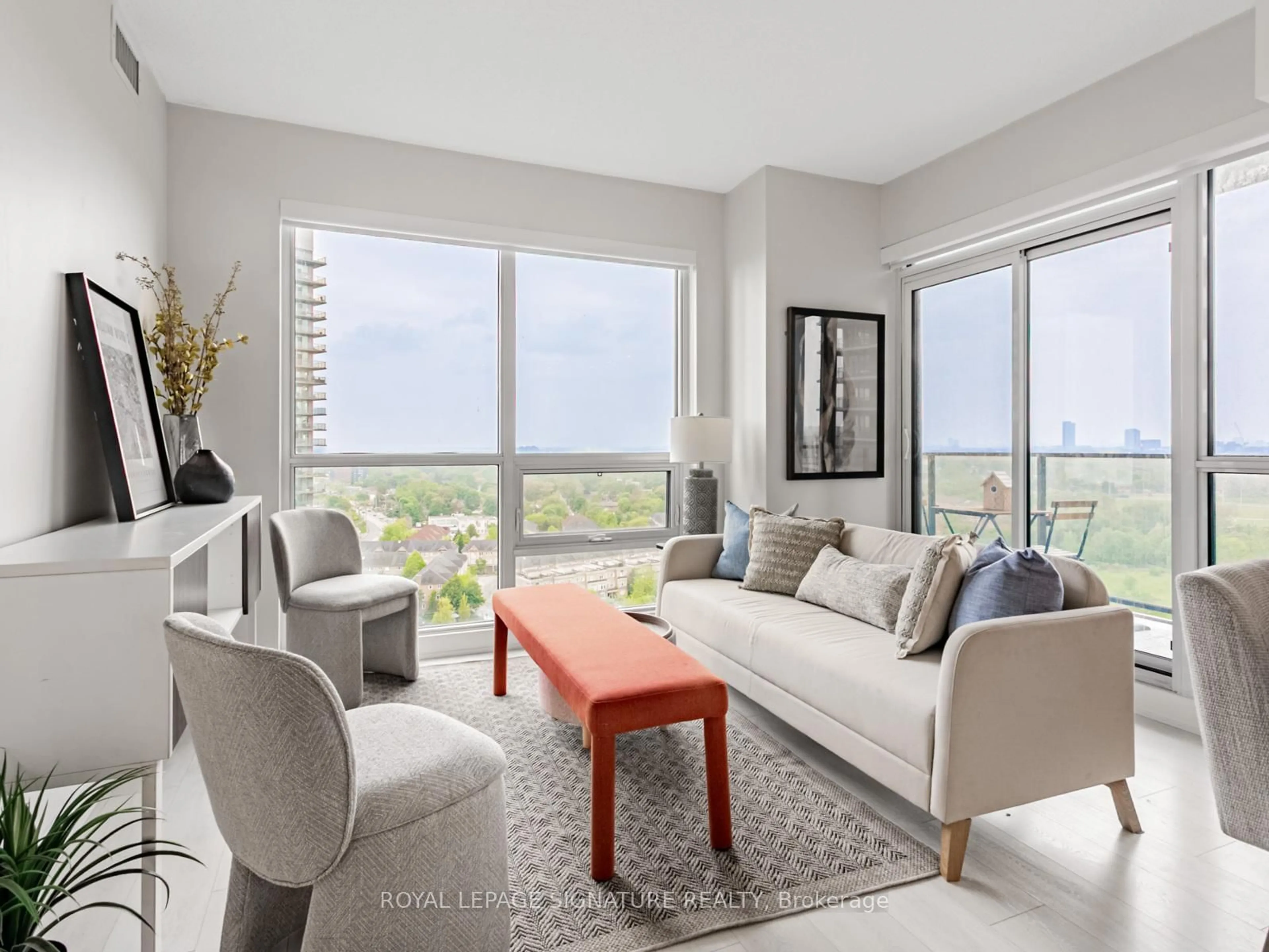 Living room with furniture, unknown for 2220 Lakeshore Blvd #1802, Toronto Ontario M8V 0C1