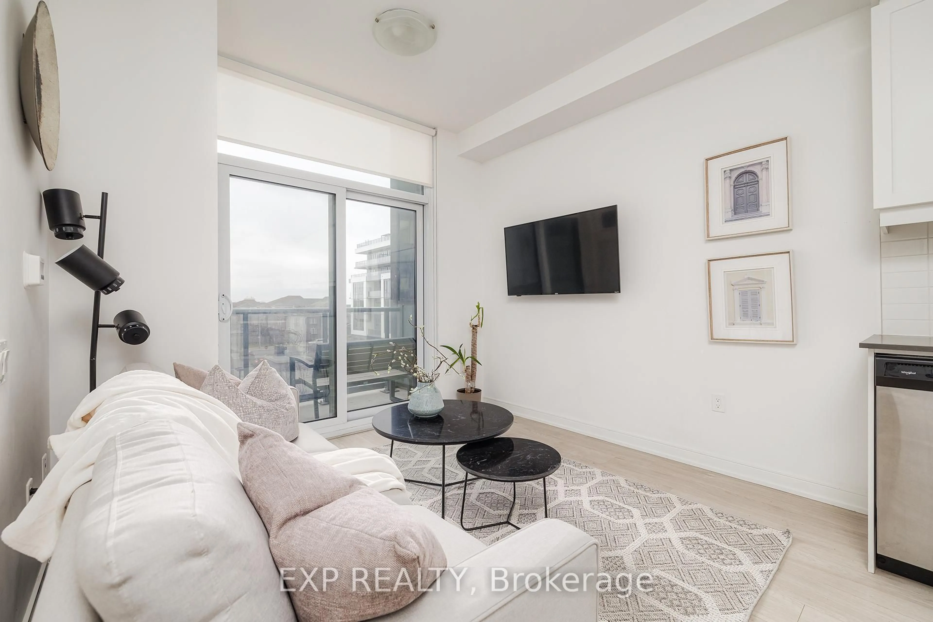 Living room with furniture, unknown for 8 Nahani Way #316, Mississauga Ontario L4Z 0C6