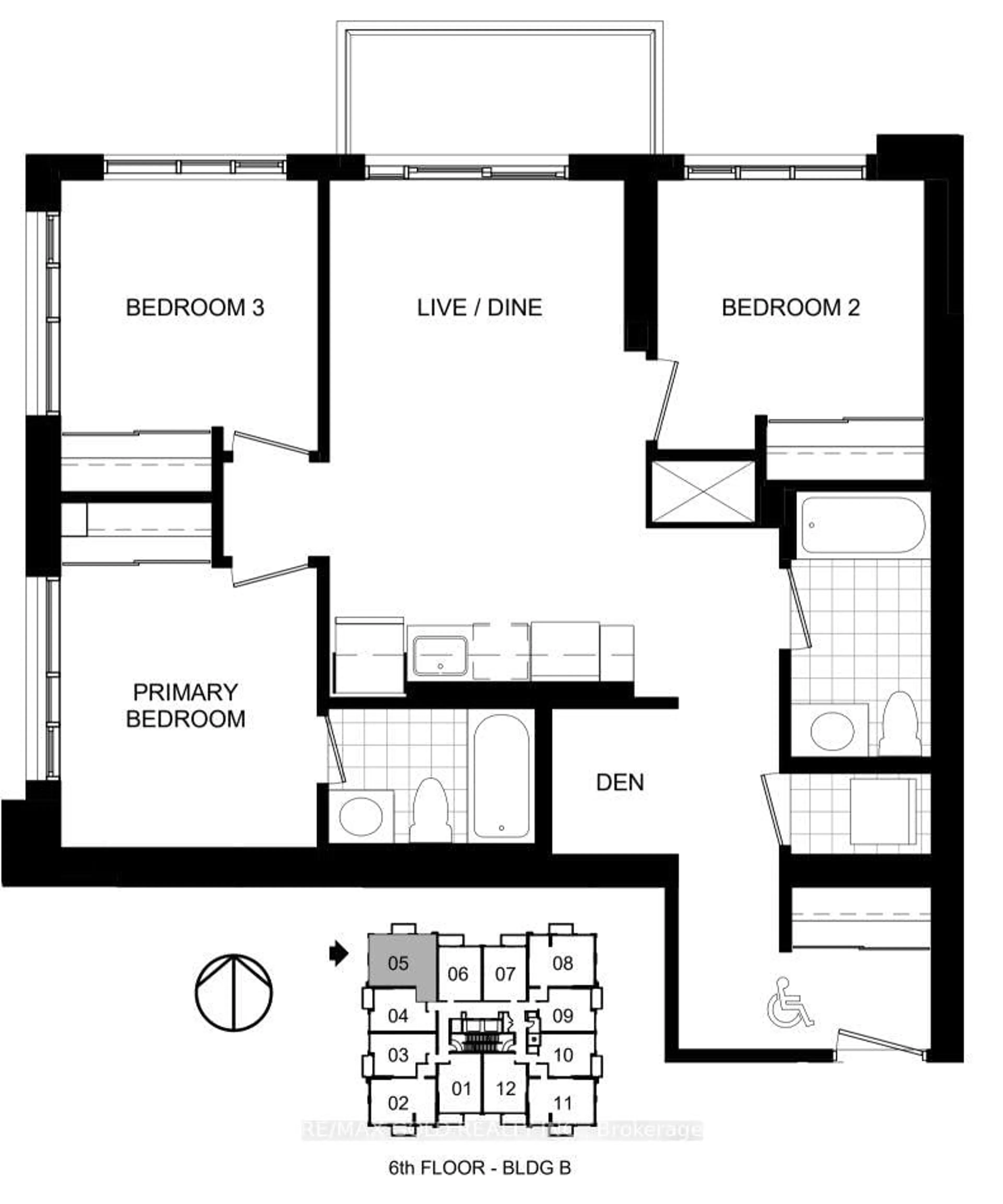 Floor plan for 3006 William Cutmore Blvd #405, Oakville Ontario L6H 8A4