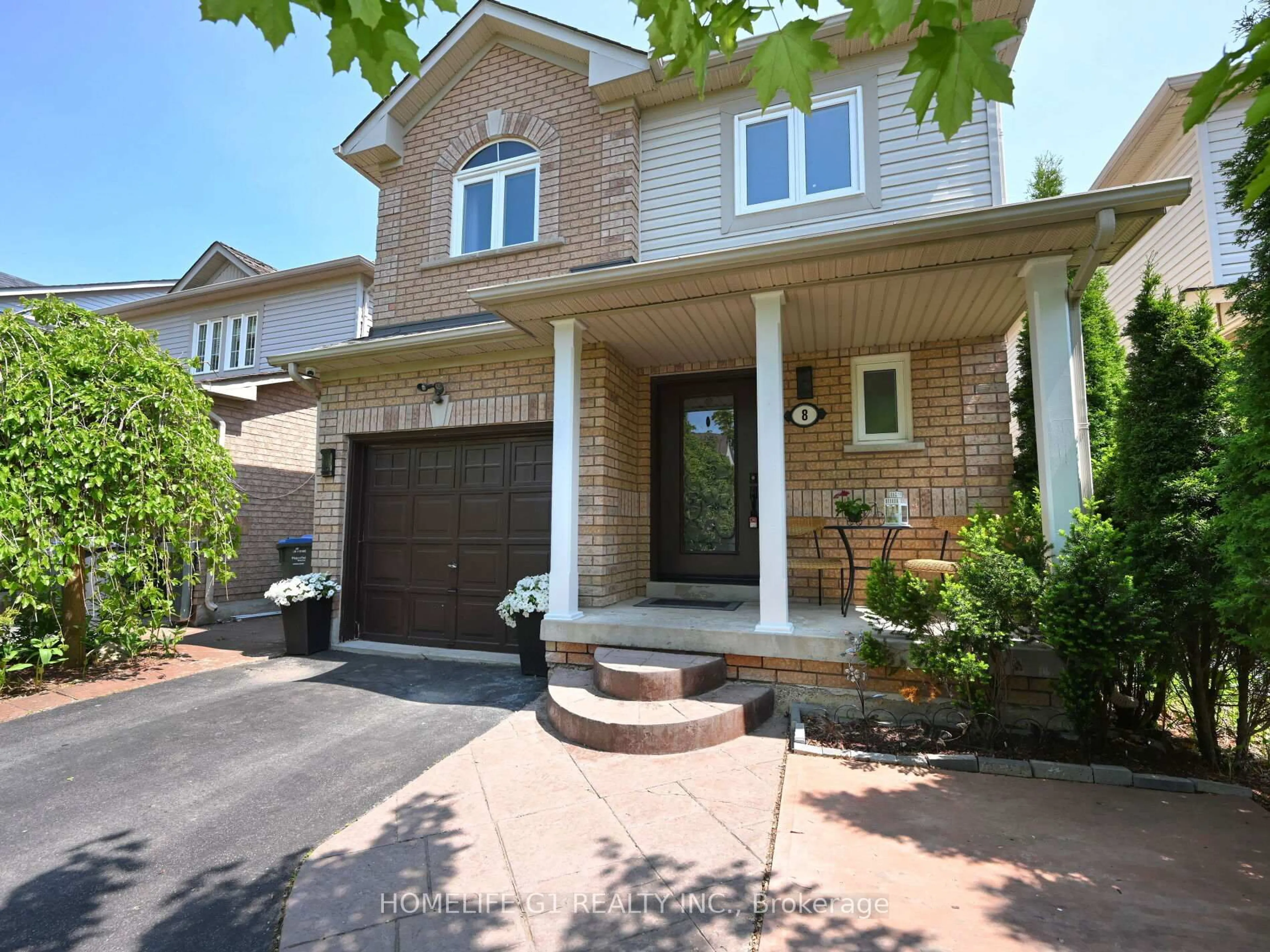 Home with brick exterior material, street for 8 Ridgemore Cres, Brampton Ontario L7A 2L6