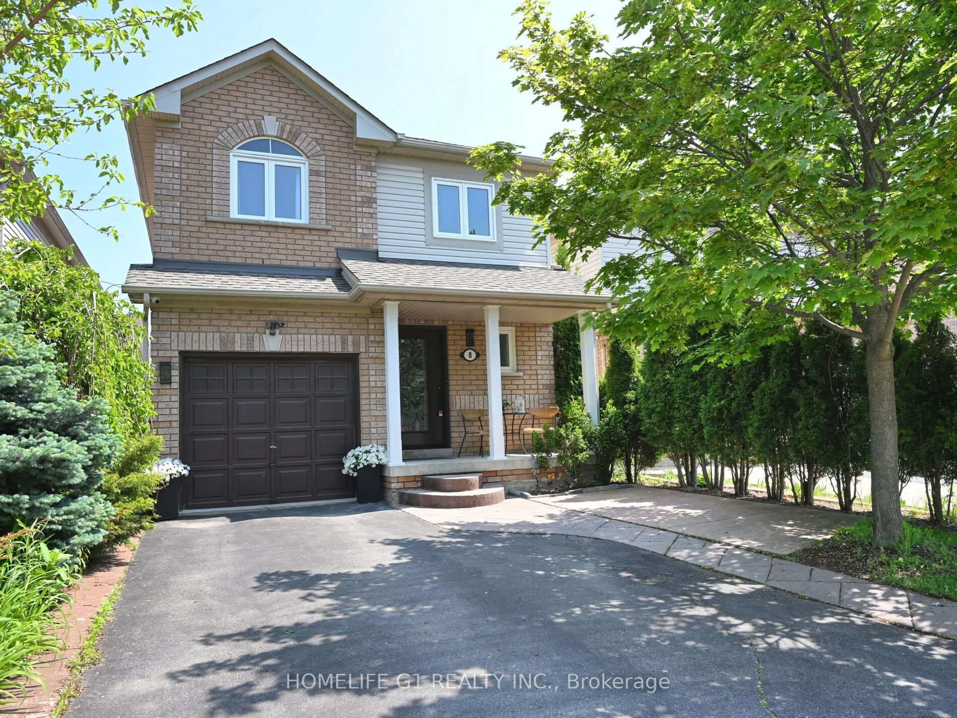 Home with brick exterior material, street for 8 Ridgemore Cres, Brampton Ontario L7A 2L6