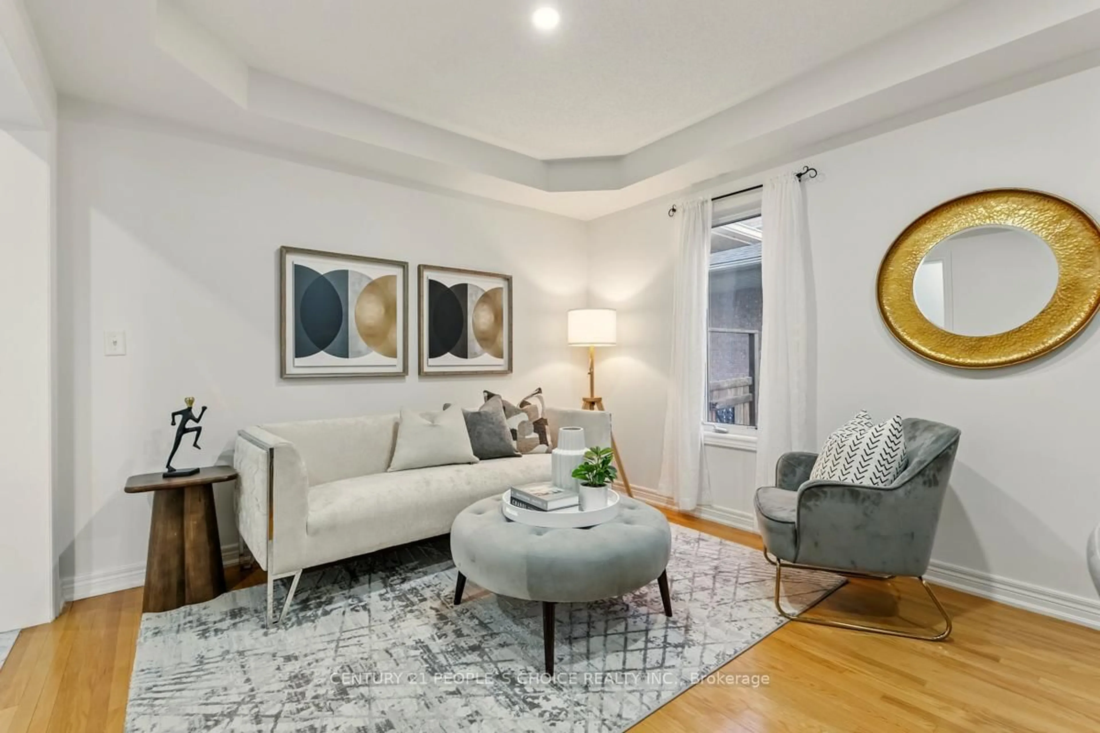 Living room with furniture, unknown for 67 Gallucci Cres, Brampton Ontario L6P 1R6