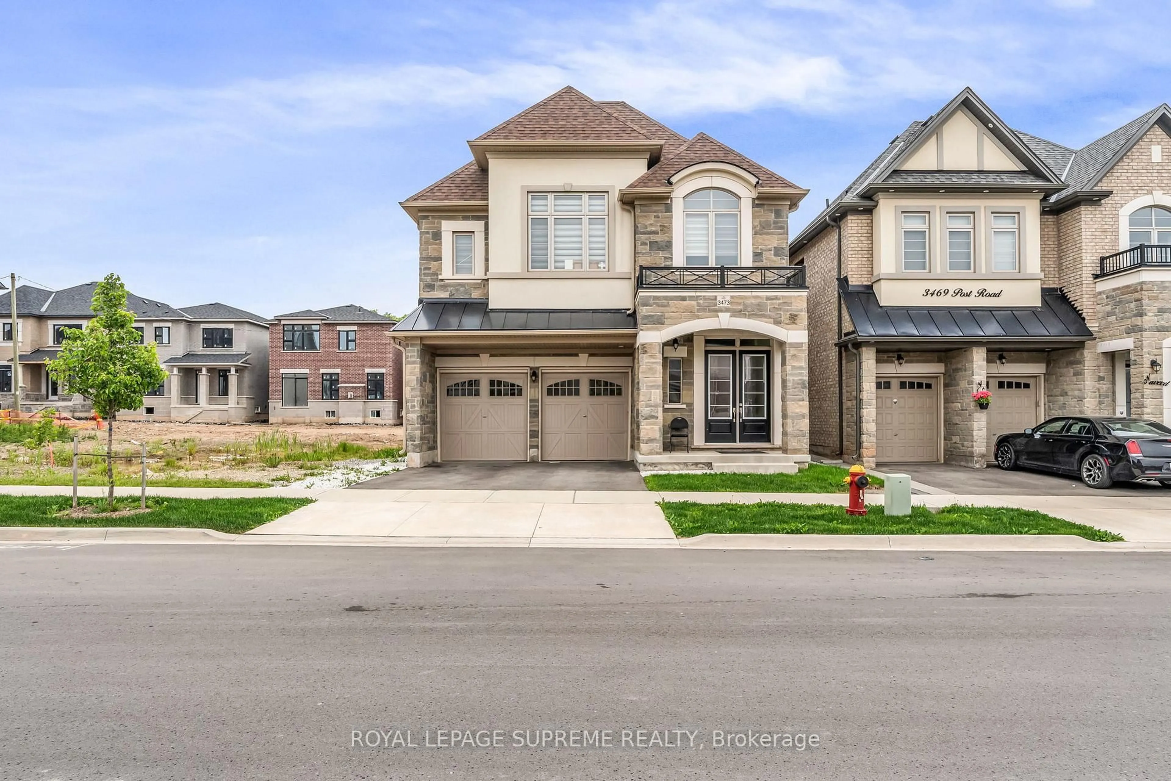 Home with brick exterior material, street for 3473 Post Rd, Oakville Ontario L6H 0Y9