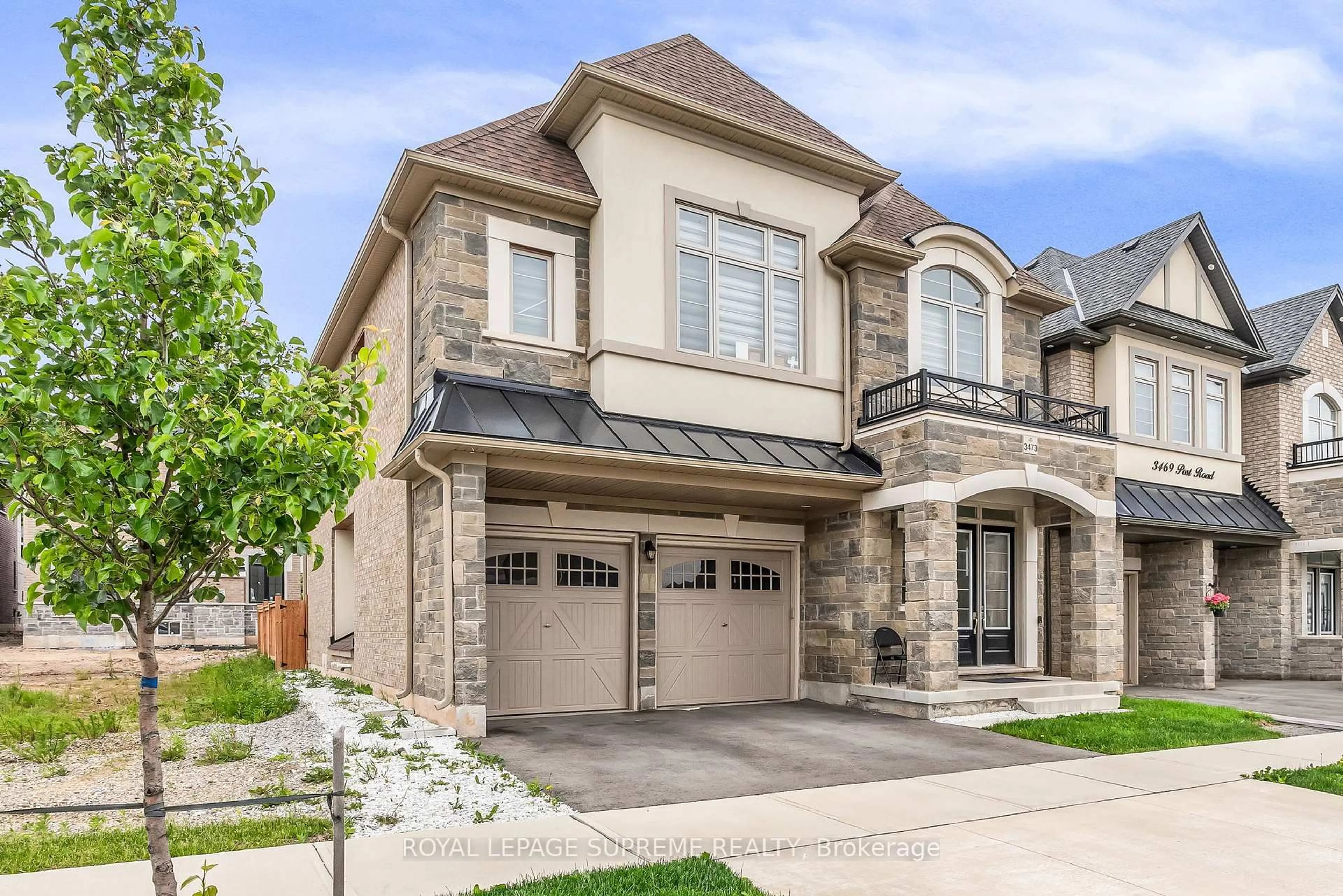 Home with brick exterior material, street for 3473 Post Rd, Oakville Ontario L6H 0Y9