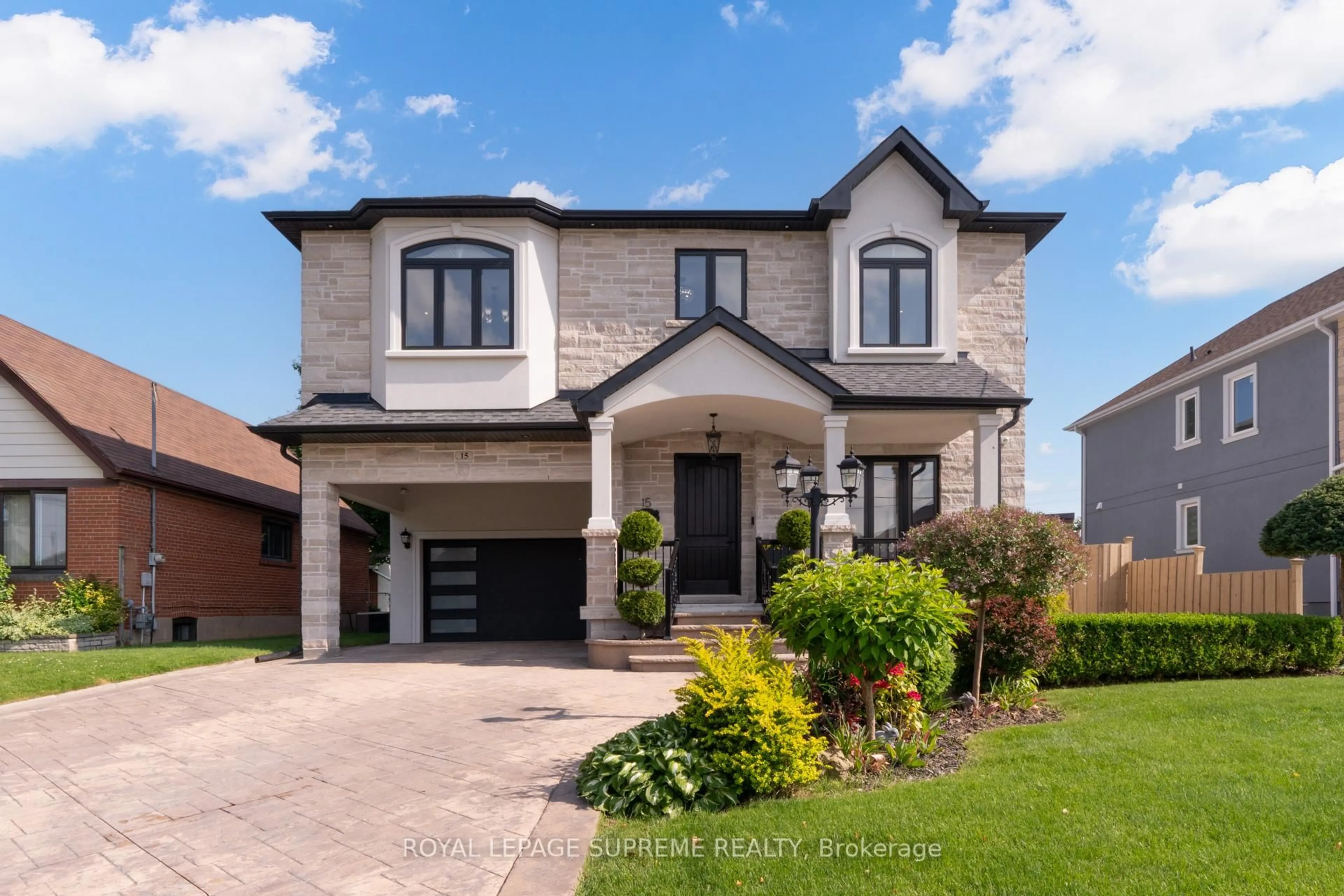 Home with brick exterior material, street for 15 Parkchester Rd, Toronto Ontario M6M 2S1