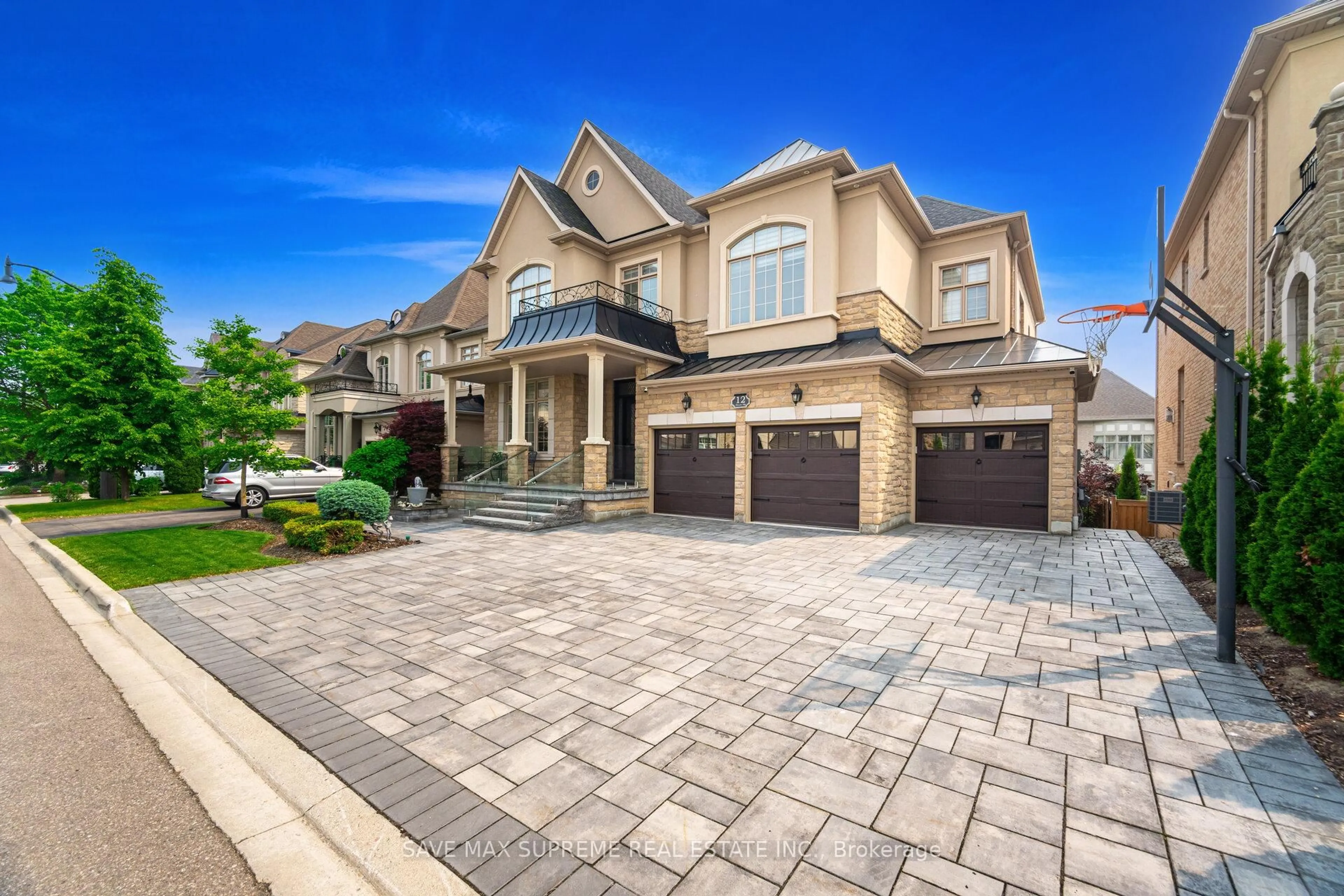 Home with brick exterior material, street for 12 Astrantia Way, Brampton Ontario L6X 1P3