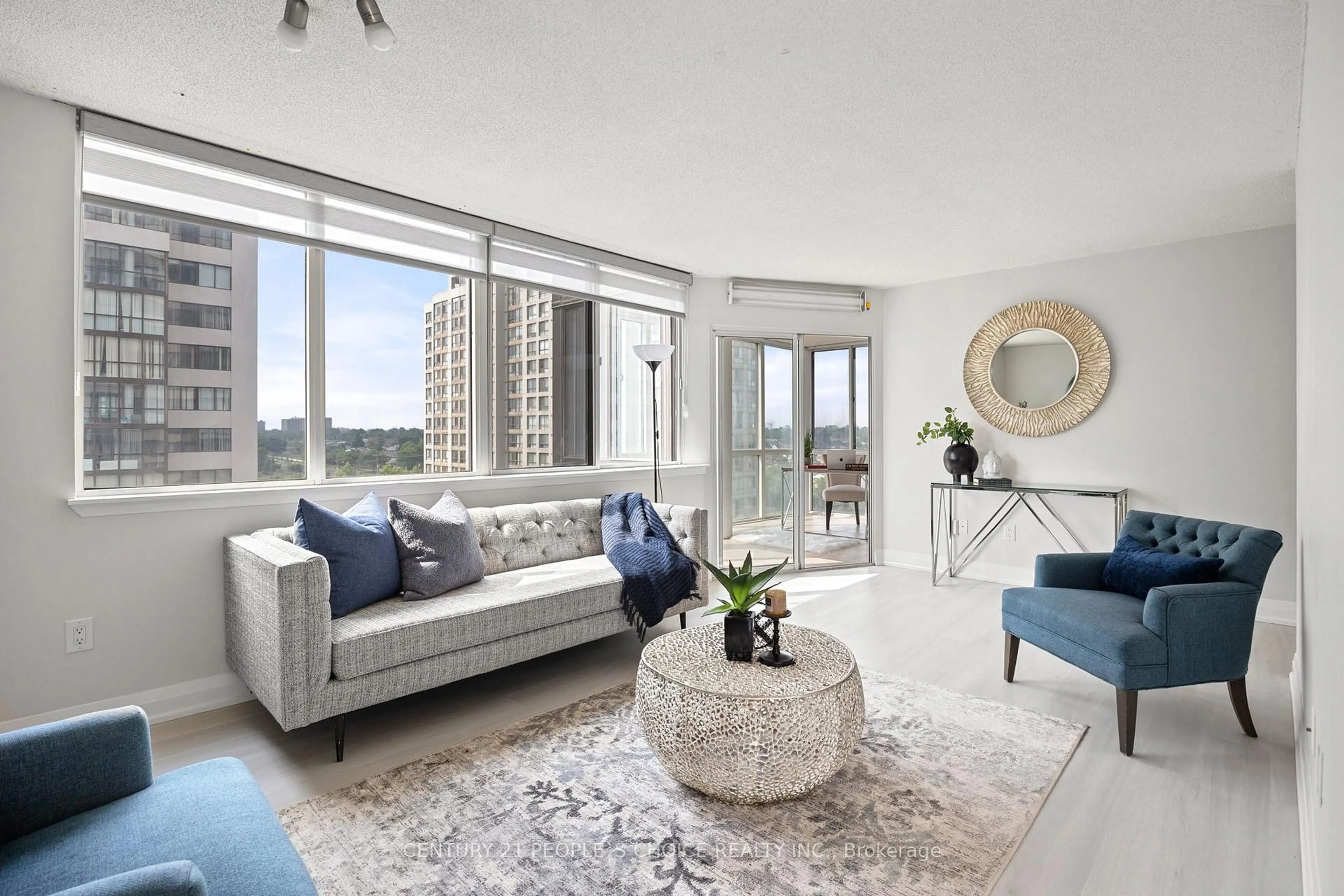 Living room with furniture, unknown for 10 Markbrook Lane #802, Toronto Ontario M9V 5E3