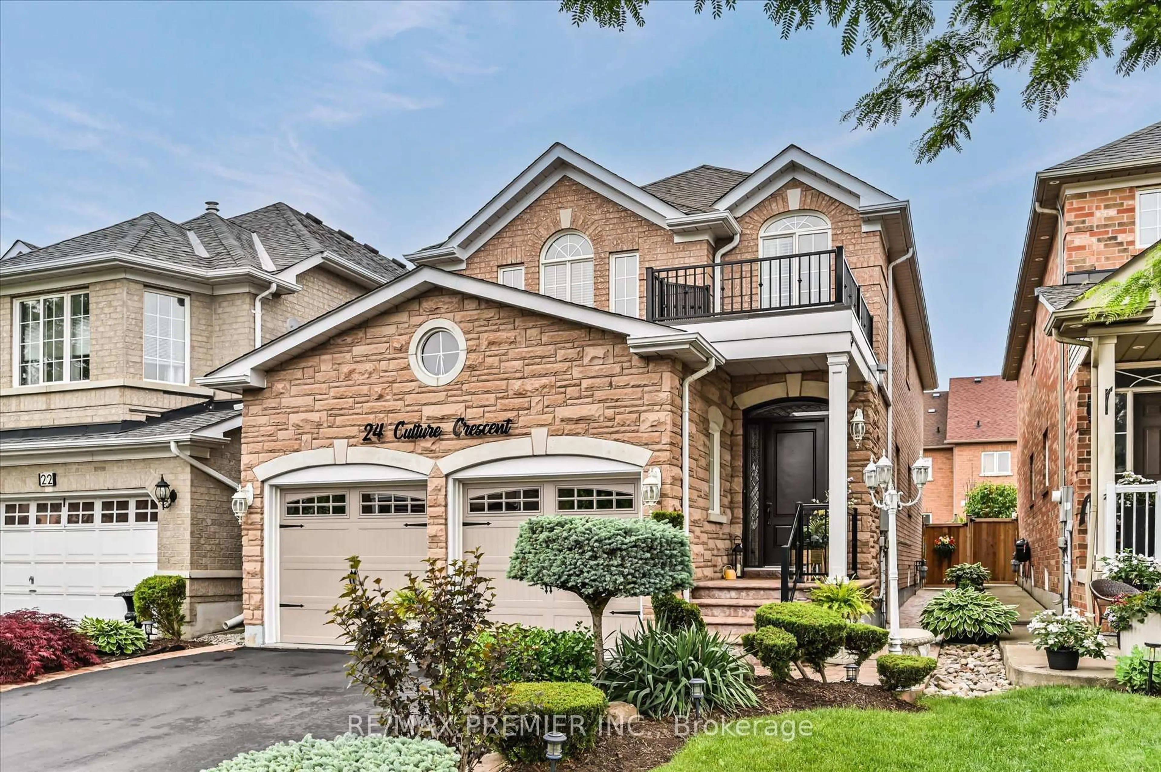 Home with brick exterior material, street for 24 Culture Cres, Brampton Ontario L6X 4V4
