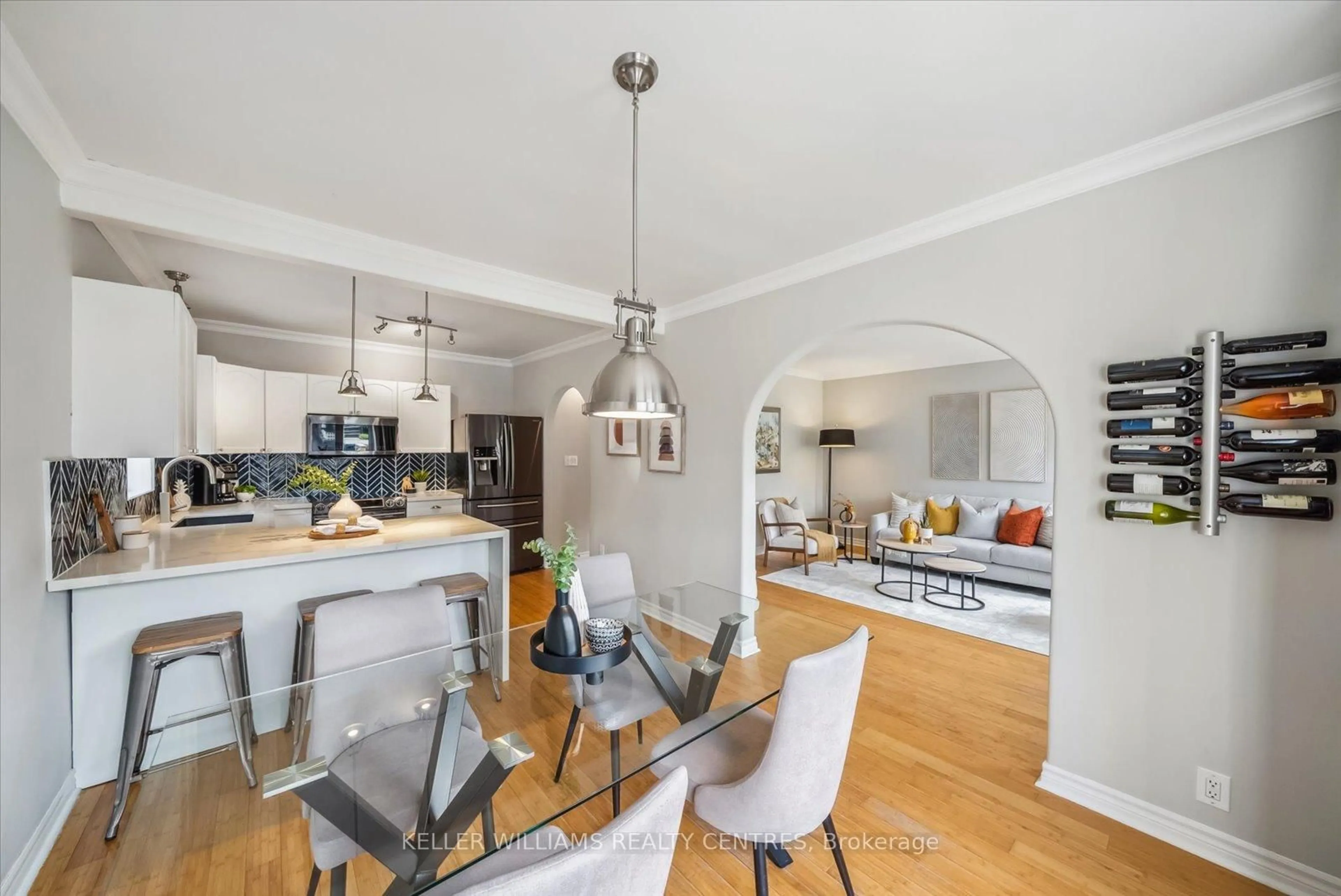 Open concept kitchen, unknown for 13 Villa Rd, Toronto Ontario M8W 1M4