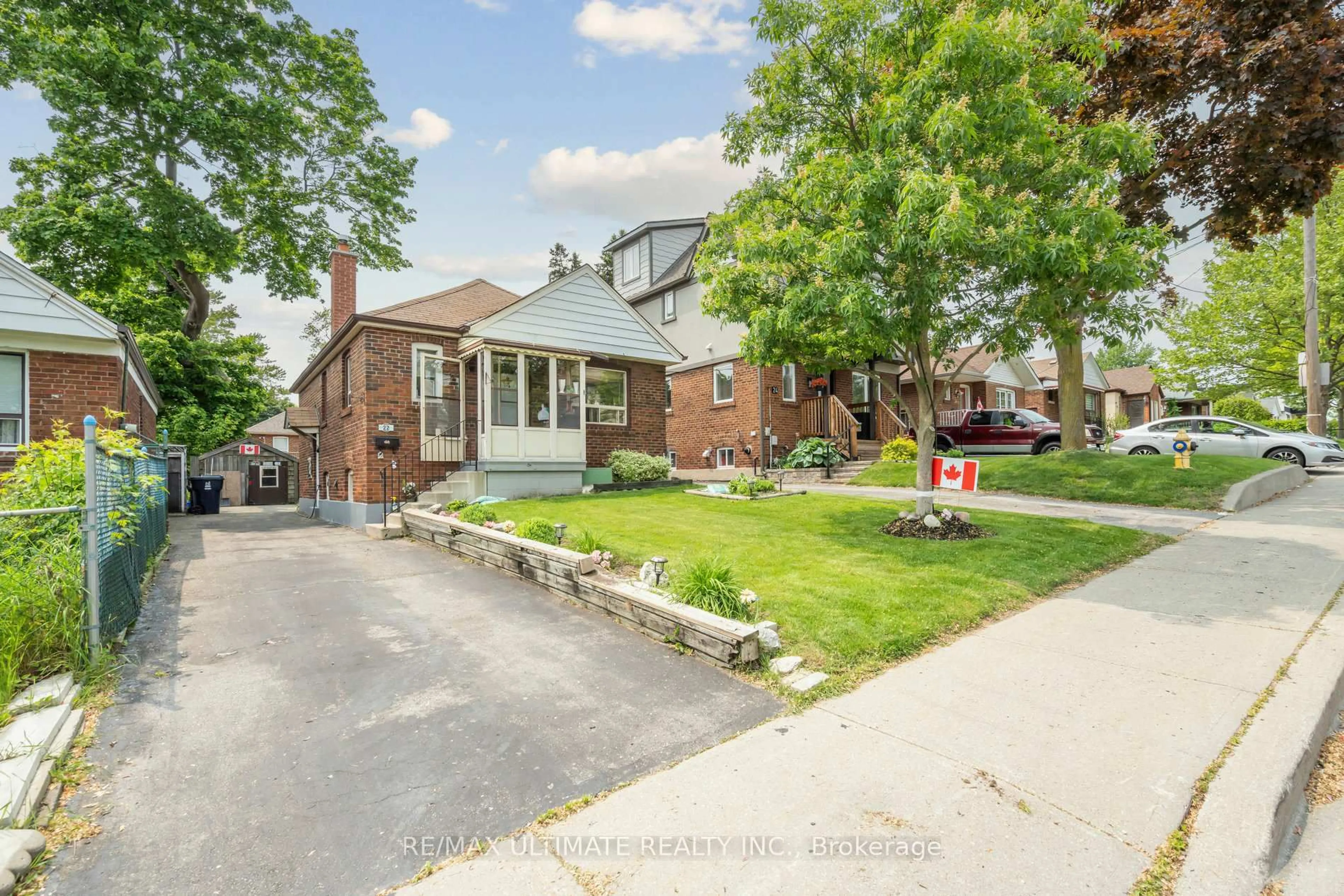 Home with brick exterior material, street for 22 Stephen Dr, Toronto Ontario M8Y 3M6