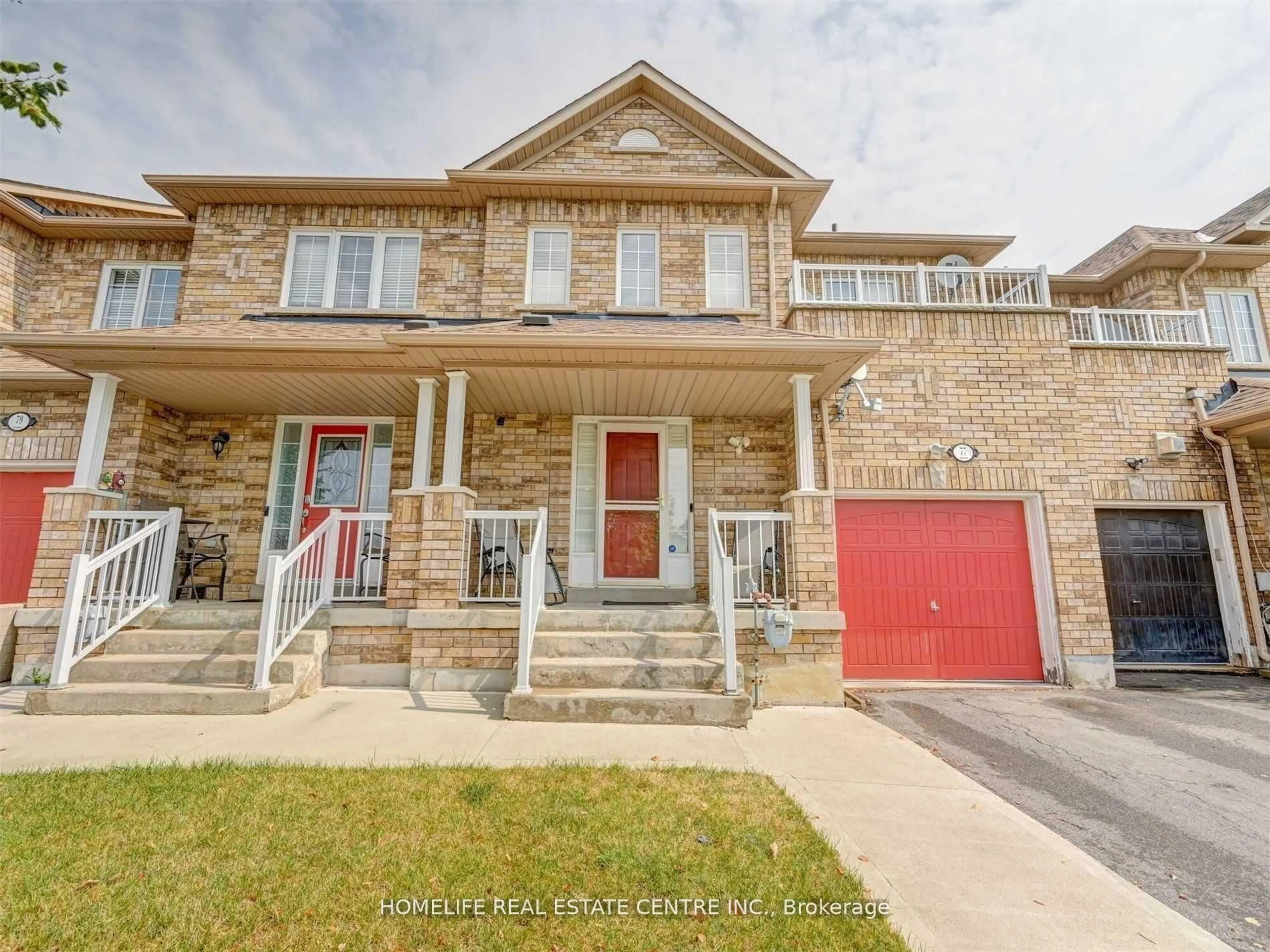 Home with brick exterior material, street for 77 Beavervalley Dr, Brampton Ontario L7A 3R3
