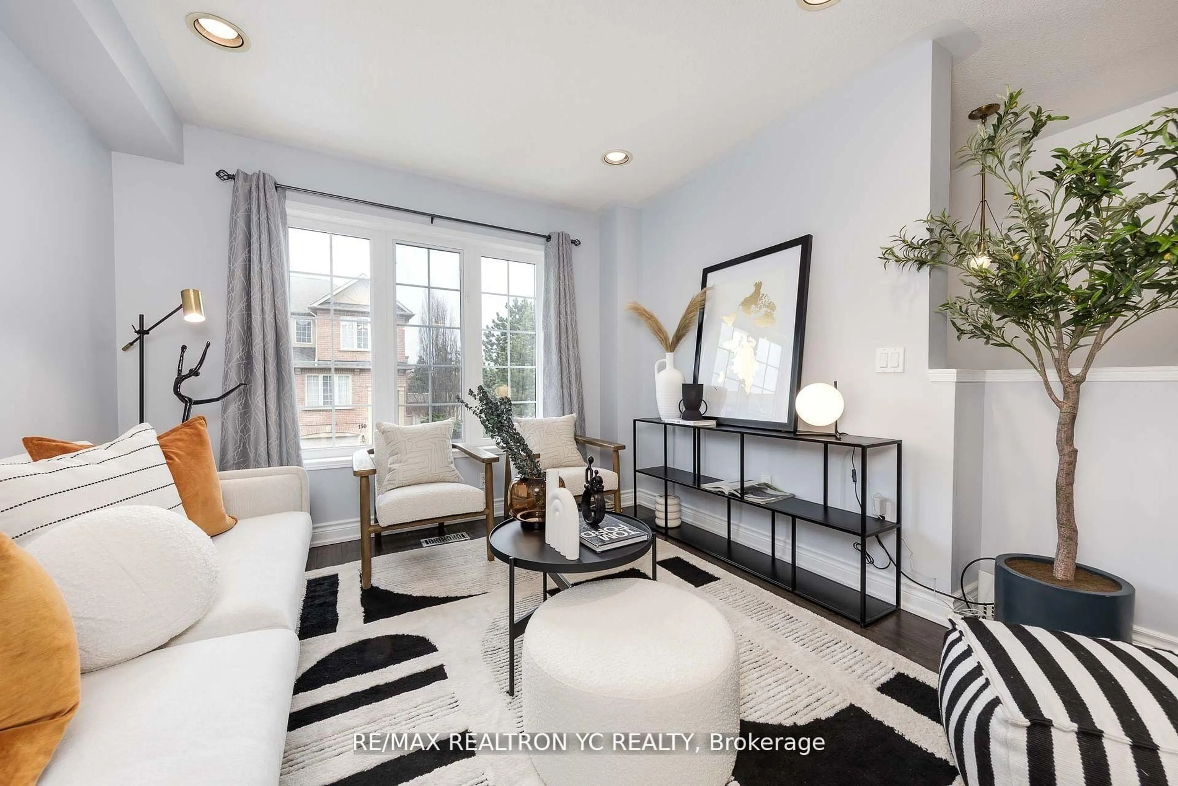 Living room with furniture, unknown for 5055 Heatherleigh Ave #151, Mississauga Ontario L5V 2R5