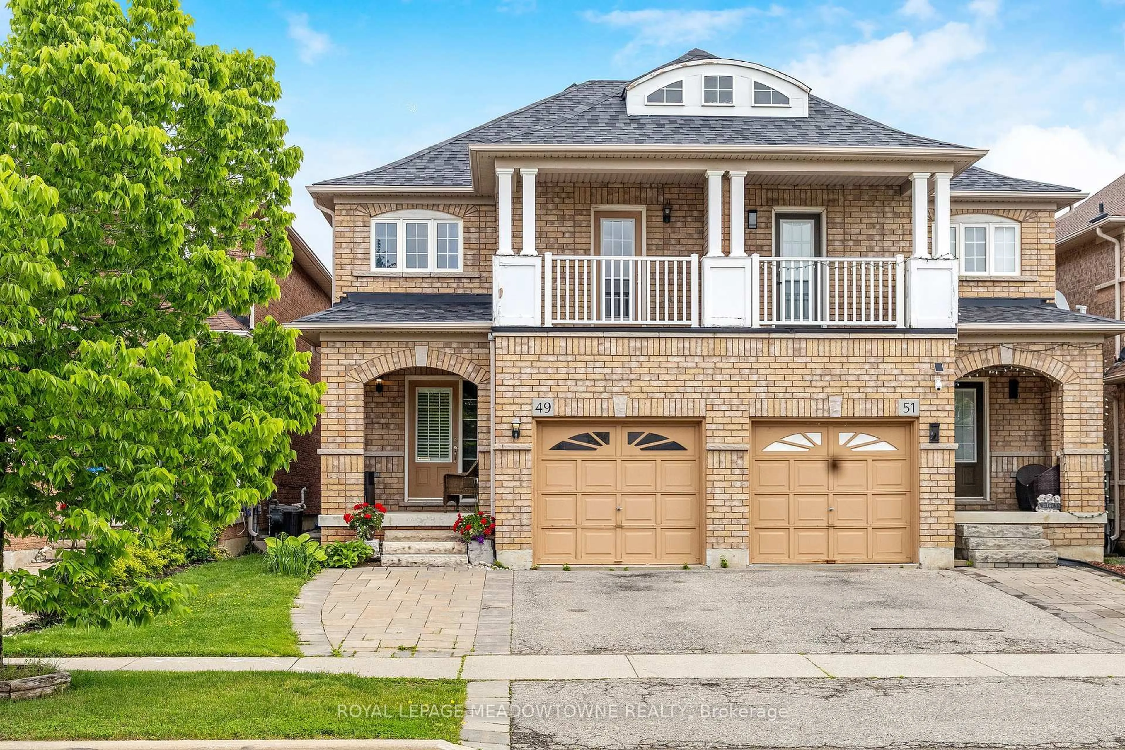Home with brick exterior material, street for 49 Lily Lane, Halton Hills Ontario L7G 6N1