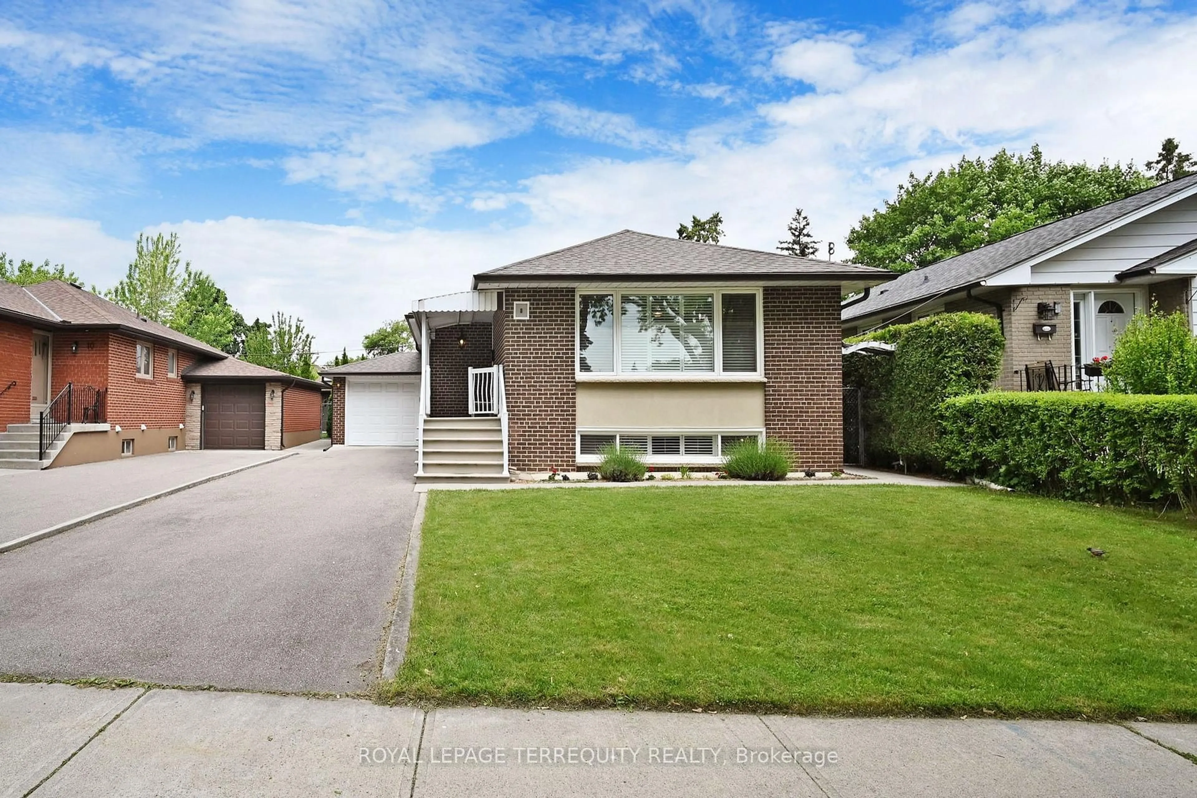 Home with brick exterior material, street for 8 Cromer Pl, Toronto Ontario M9R 2E1
