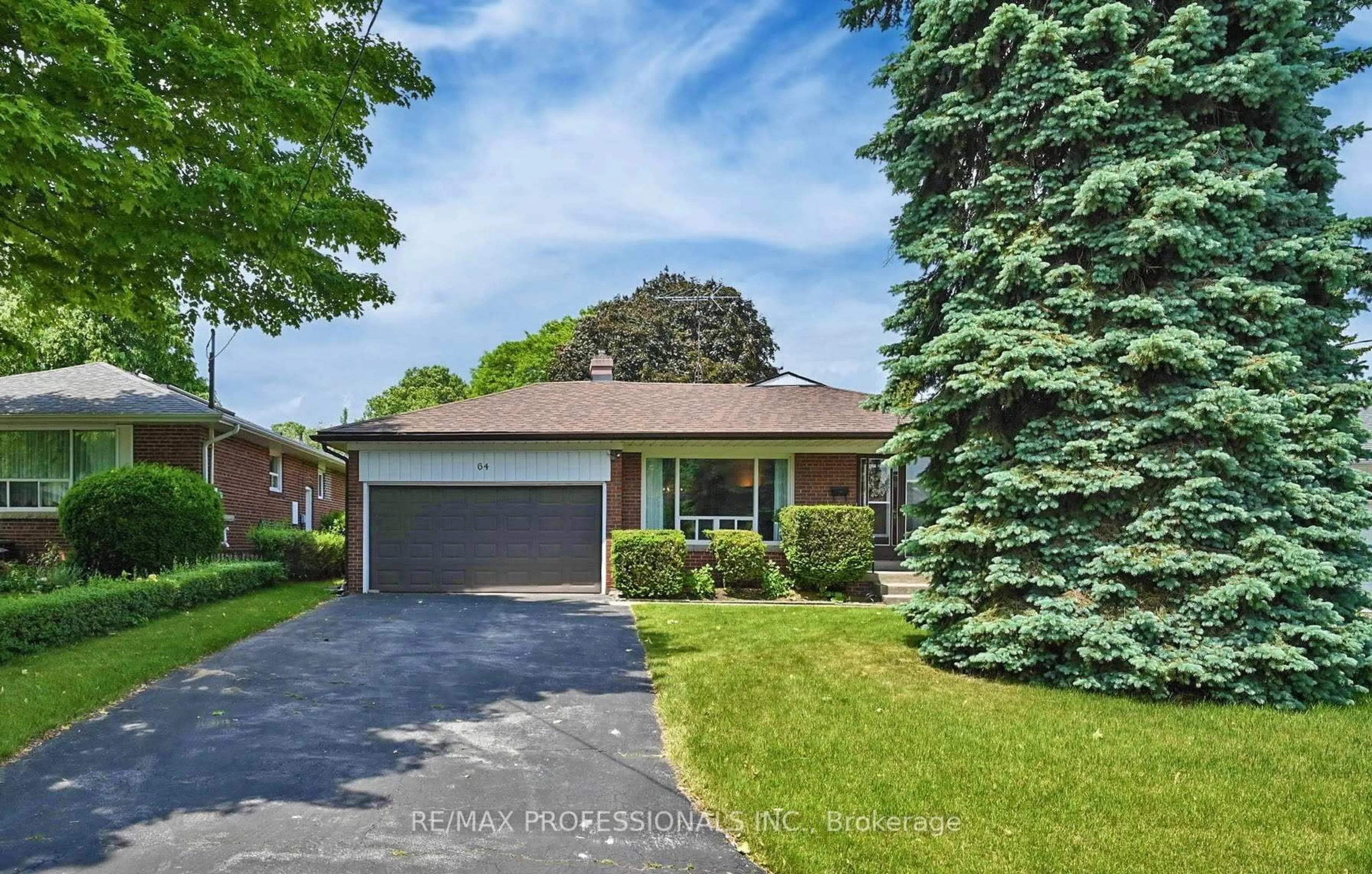 Home with brick exterior material, street for 64 Saybrook Ave, Toronto Ontario M8Z 2V7