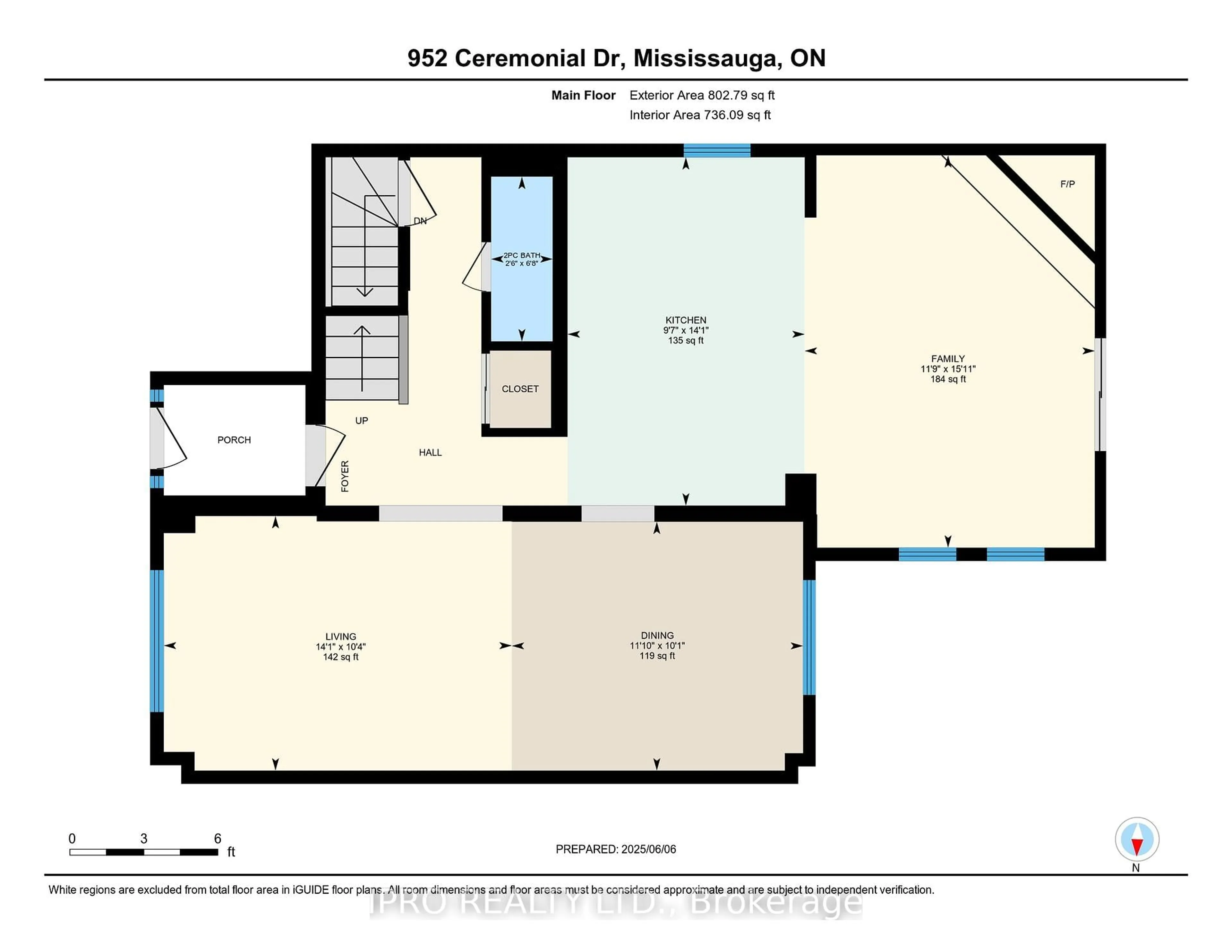 Floor plan for 952 Ceremonial Dr, Mississauga Ontario L5R 3A7