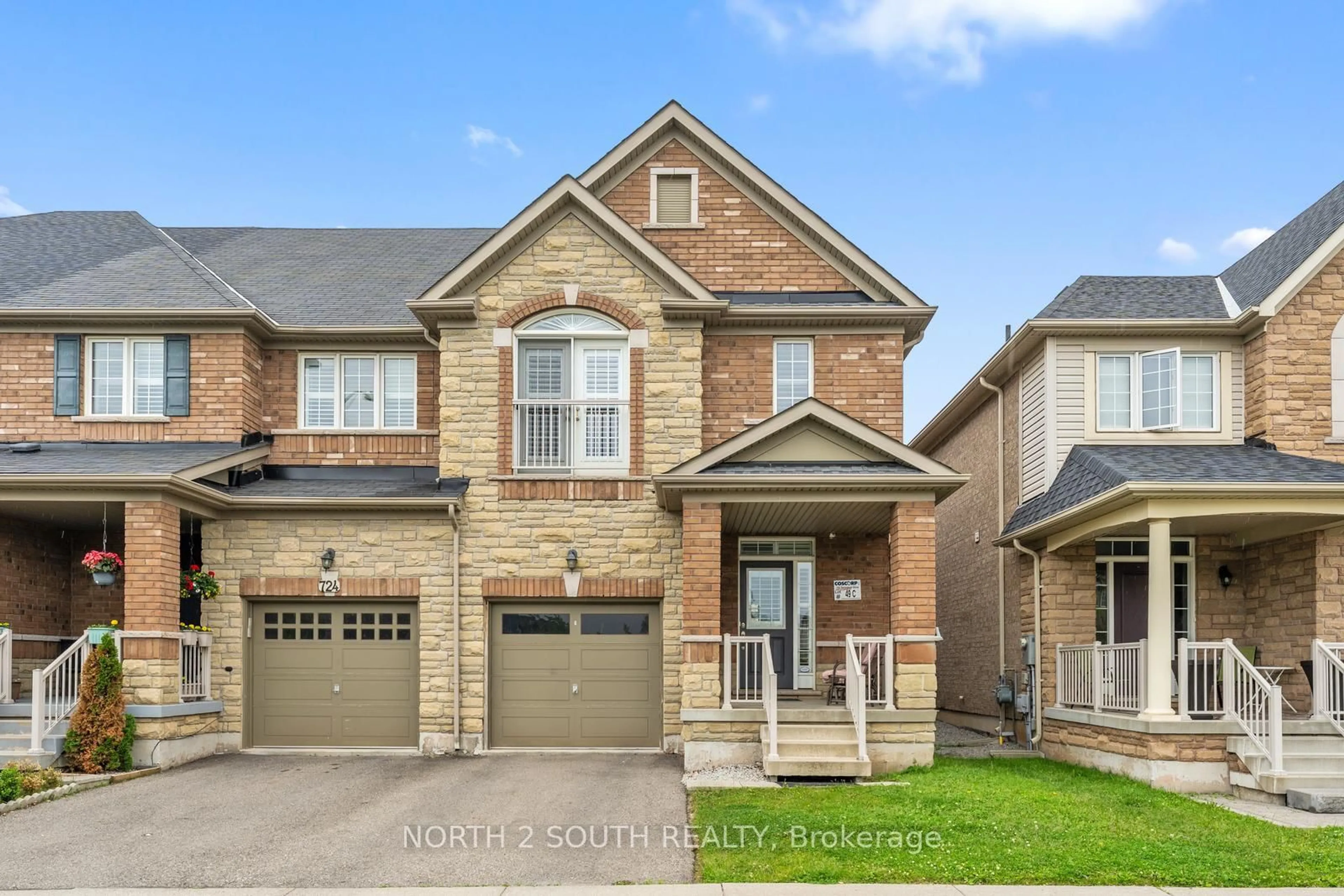 Home with brick exterior material, street for 722 Farmstead Dr, Milton Ontario L9T 8N4