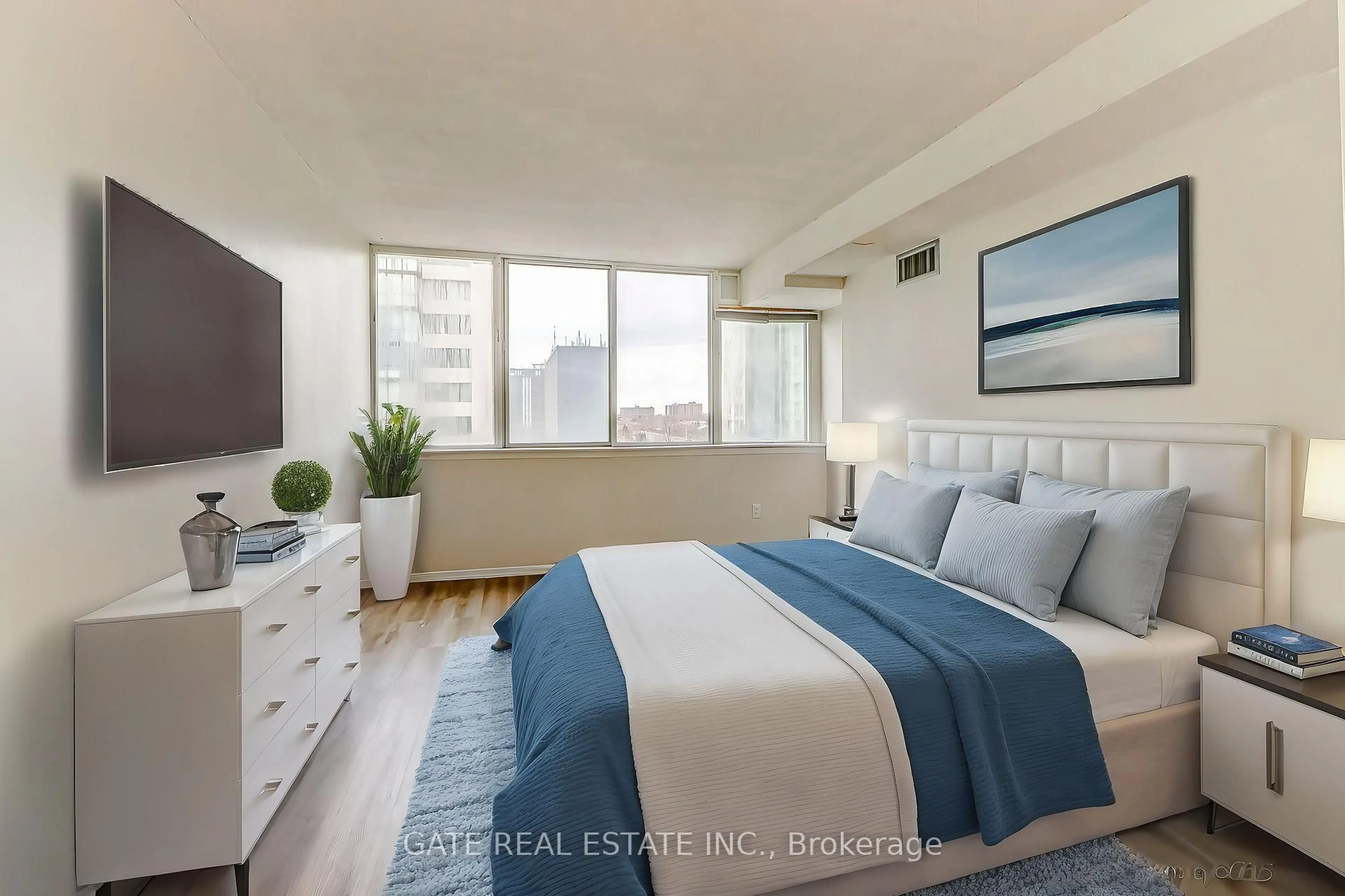 Bedroom with bed, unknown for 10 Markbrook Lane #604, Toronto Ontario M9V 5E3