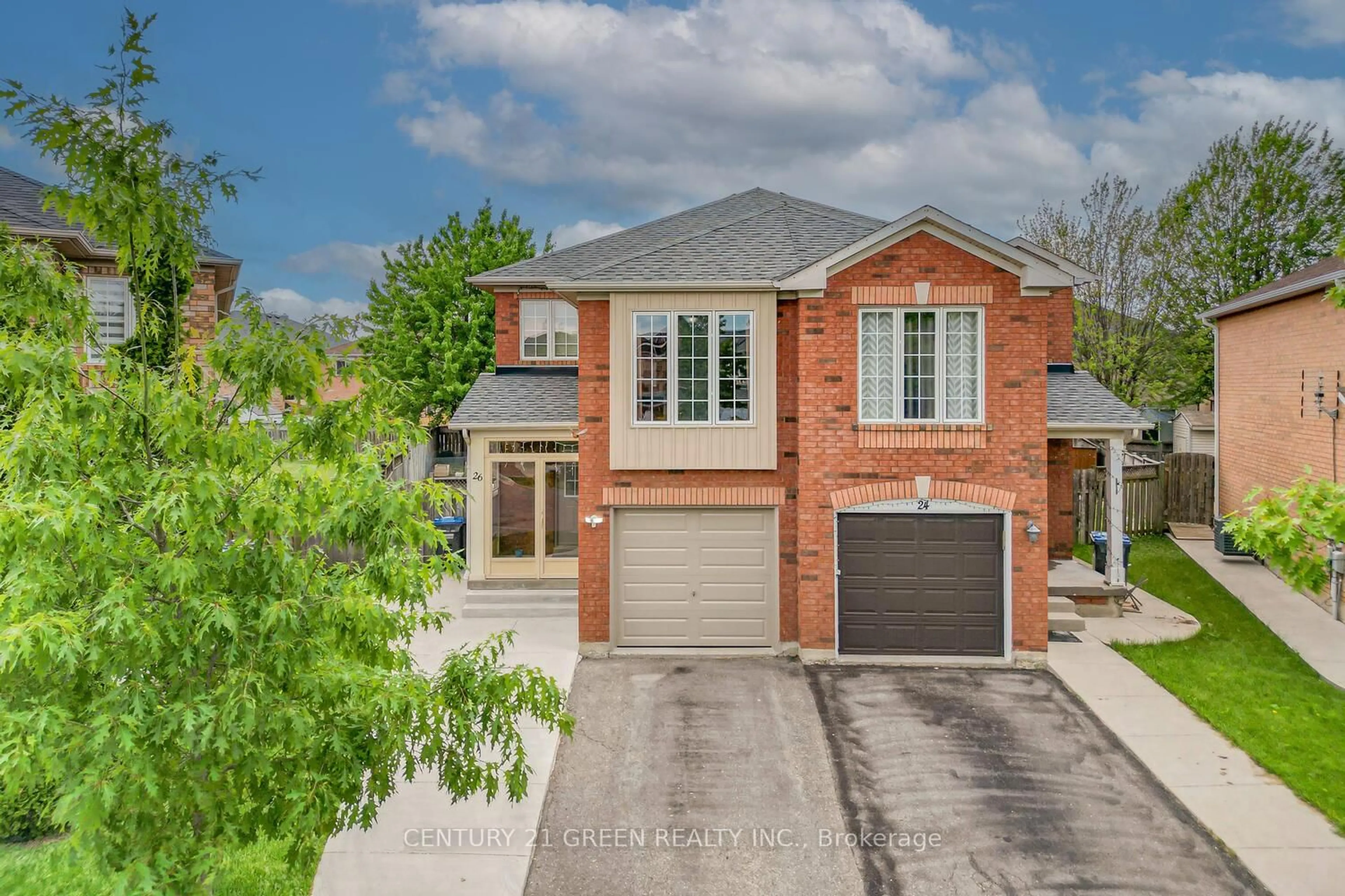 Home with brick exterior material, street for 26 WHITEFACE Cres, Brampton Ontario L6X 4W6