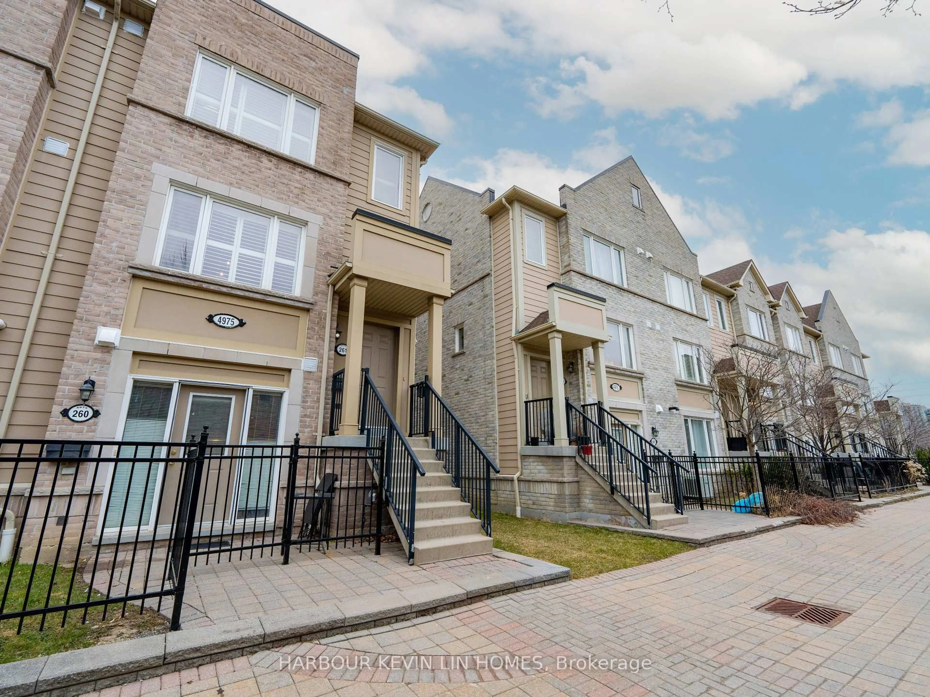 Home with brick exterior material, street for 4975 Southampton Dr #261, Mississauga Ontario L5M 8E2