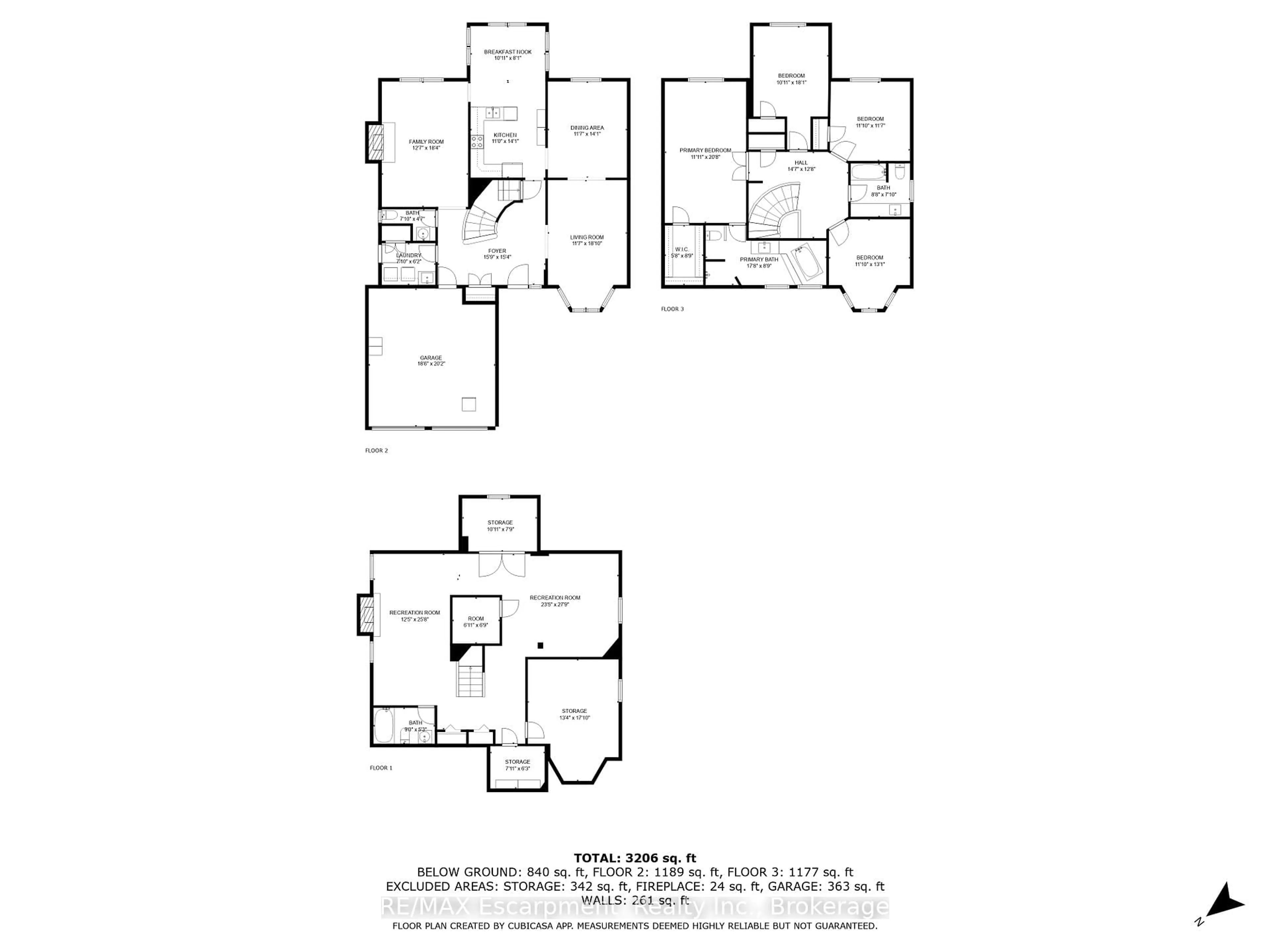 Floor plan for 1220 Grandview Dr, Oakville Ontario L6H 4Z1