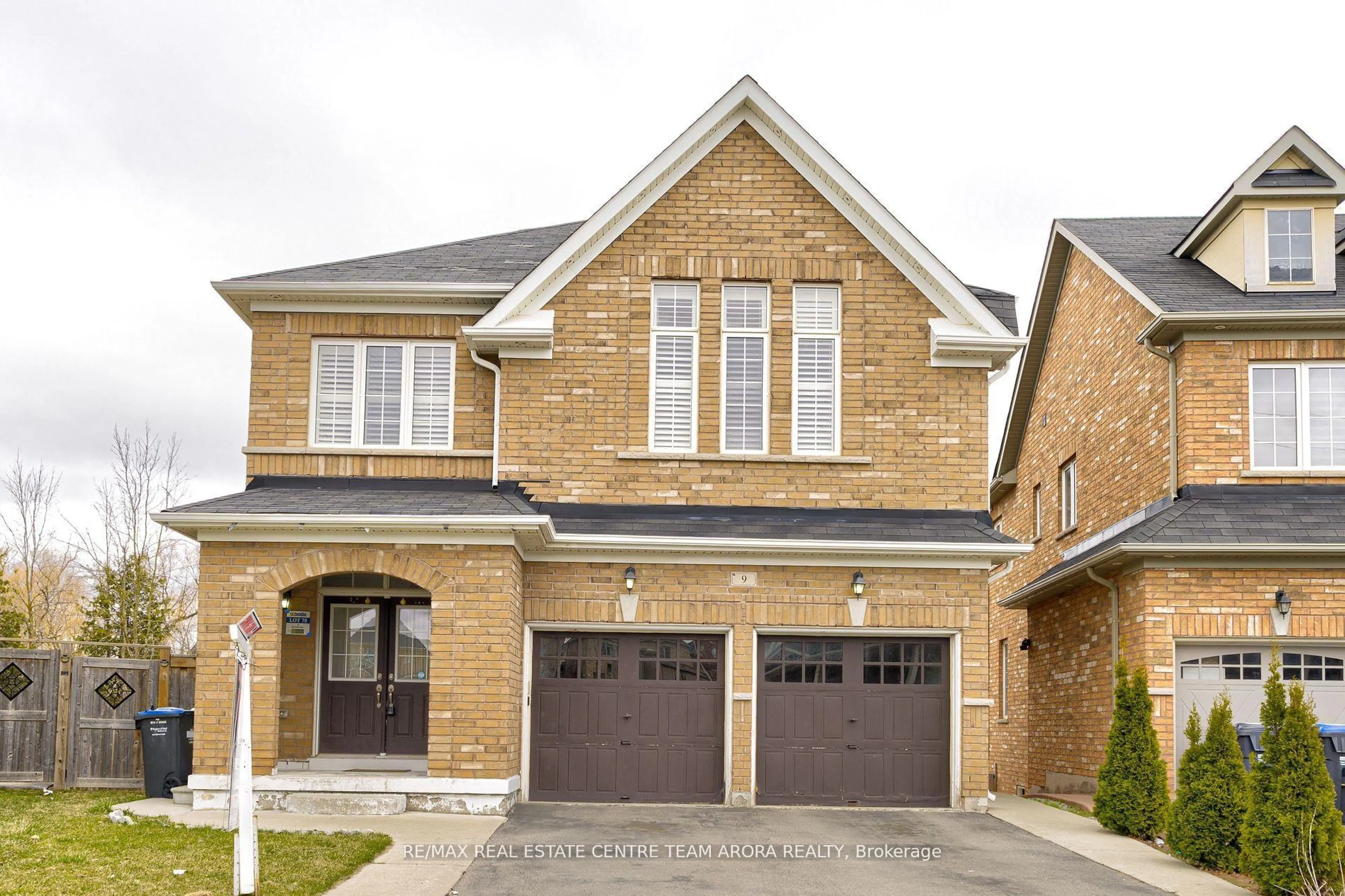Home with brick exterior material, street for 9 Borrelli Dr, Brampton Ontario L6Y 5W9