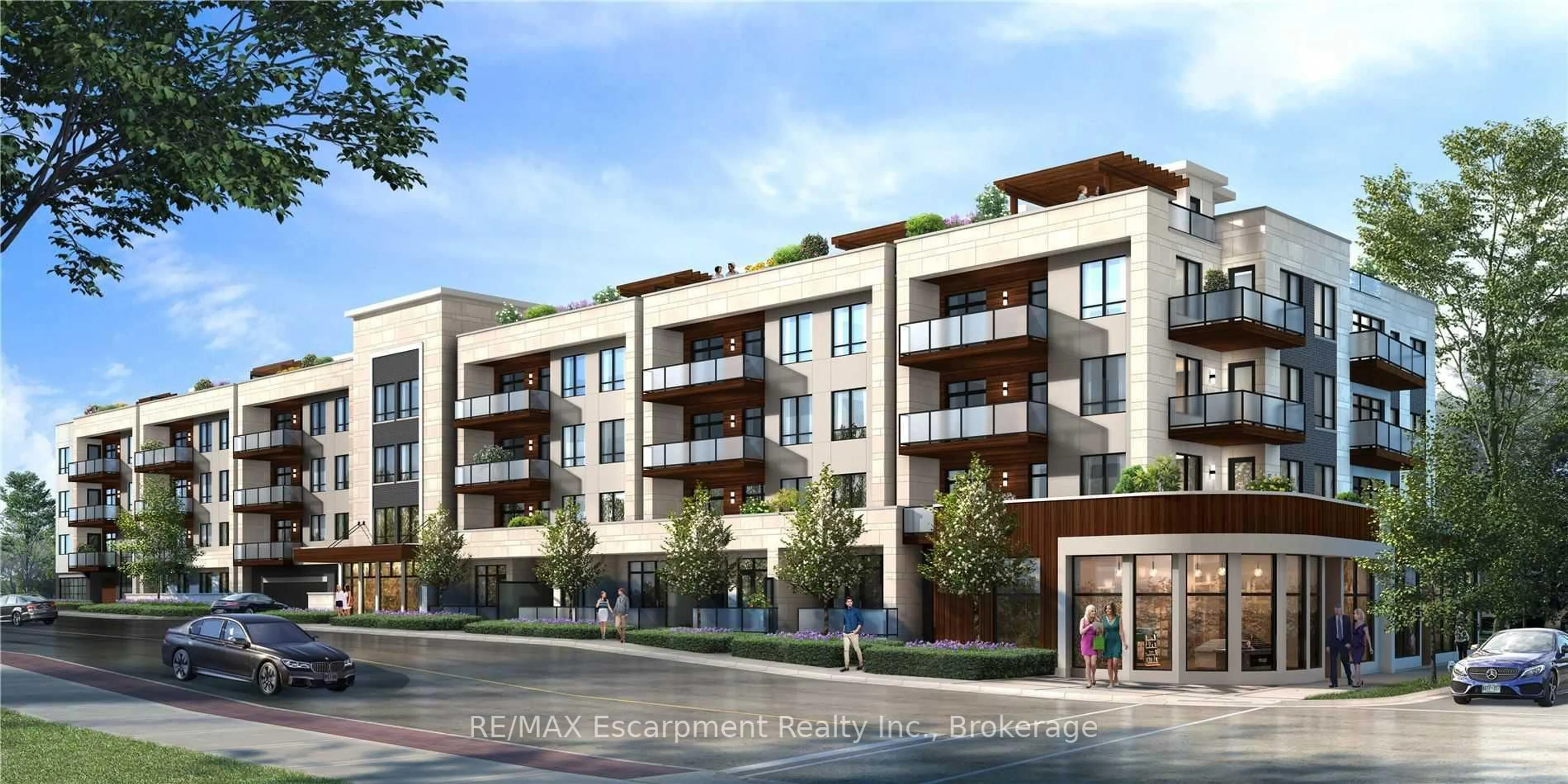 Patio, building for 123 Maurice Dr #201, Oakville Ontario L6K 2W6