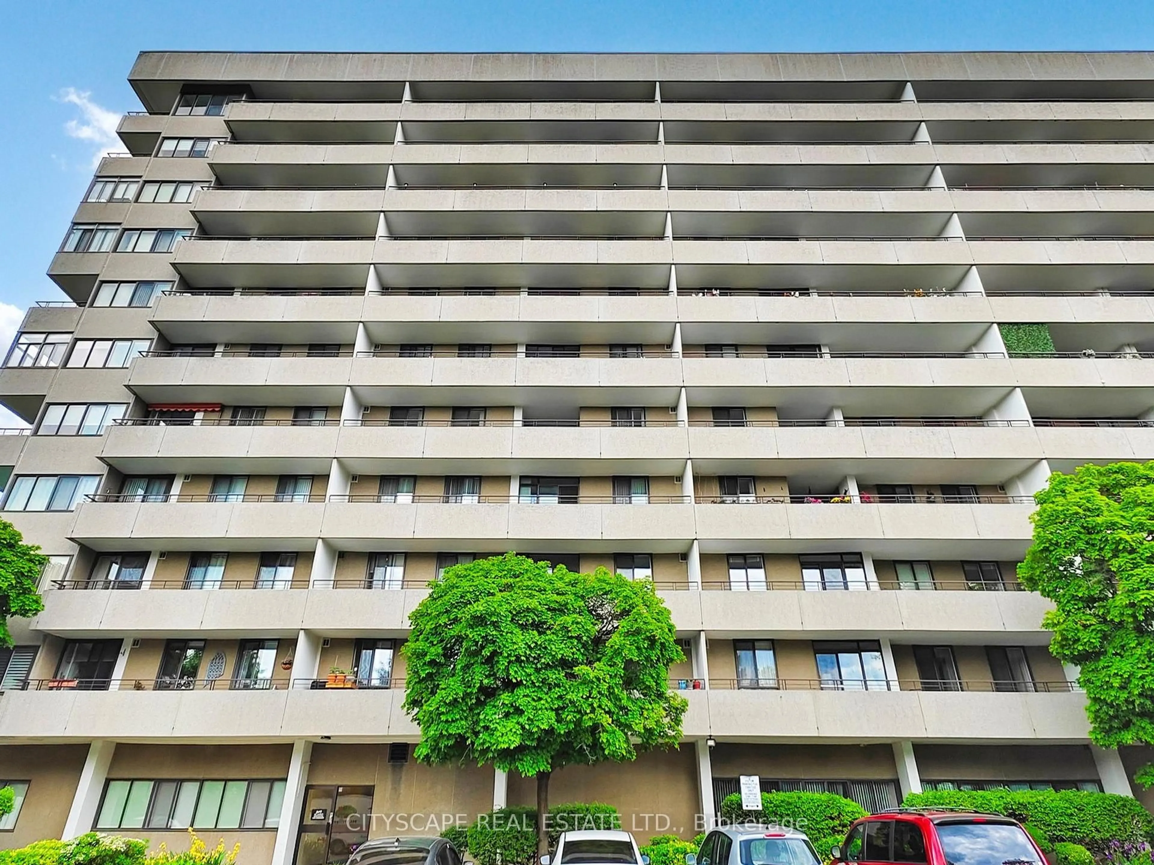 Balcony in the apartment, unknown for 1320 Mississauga Valley Blvd #406, Mississauga Ontario L5A 3R6