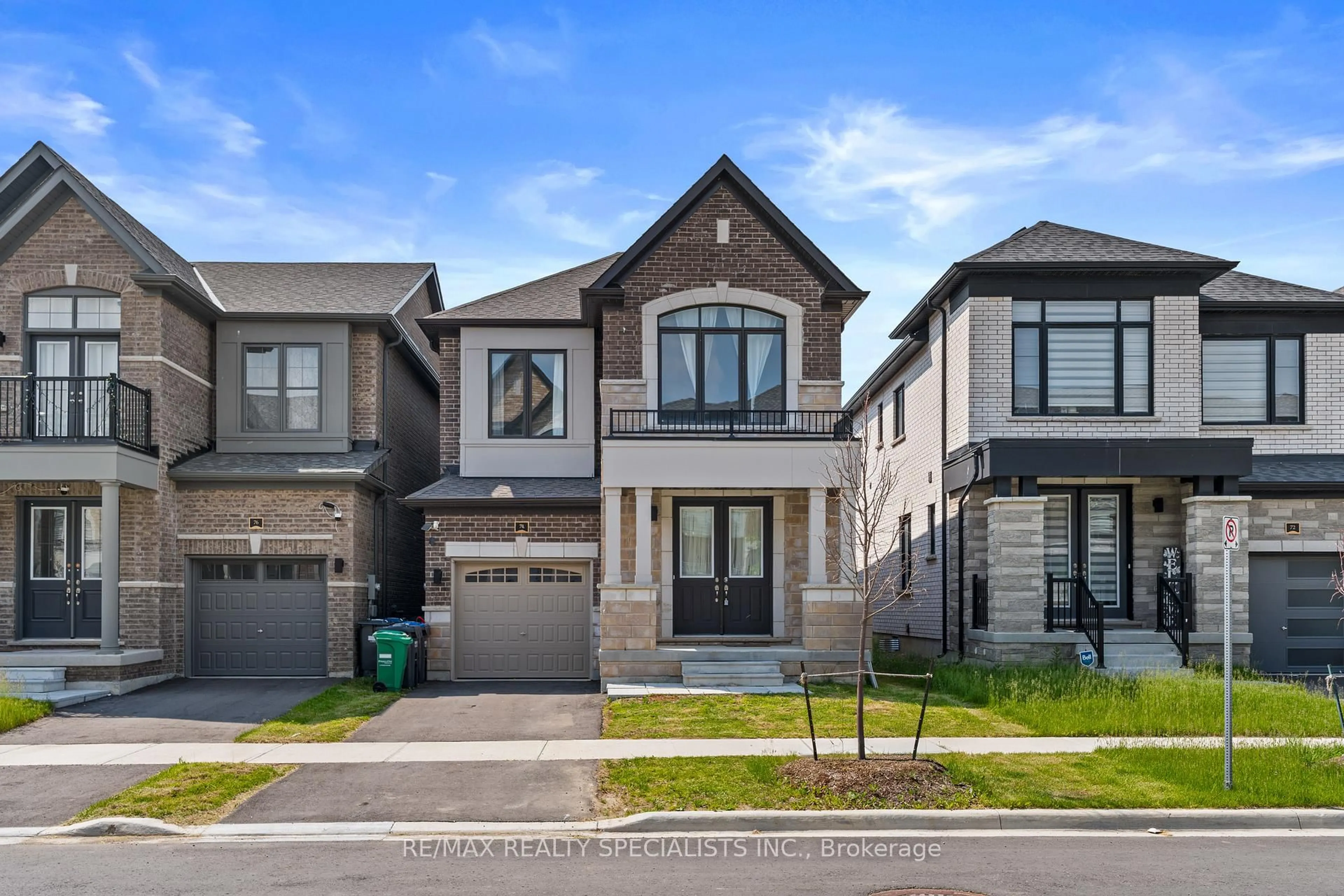 Home with brick exterior material, street for 74 Camino Real Dr, Caledon Ontario L7C 4L9
