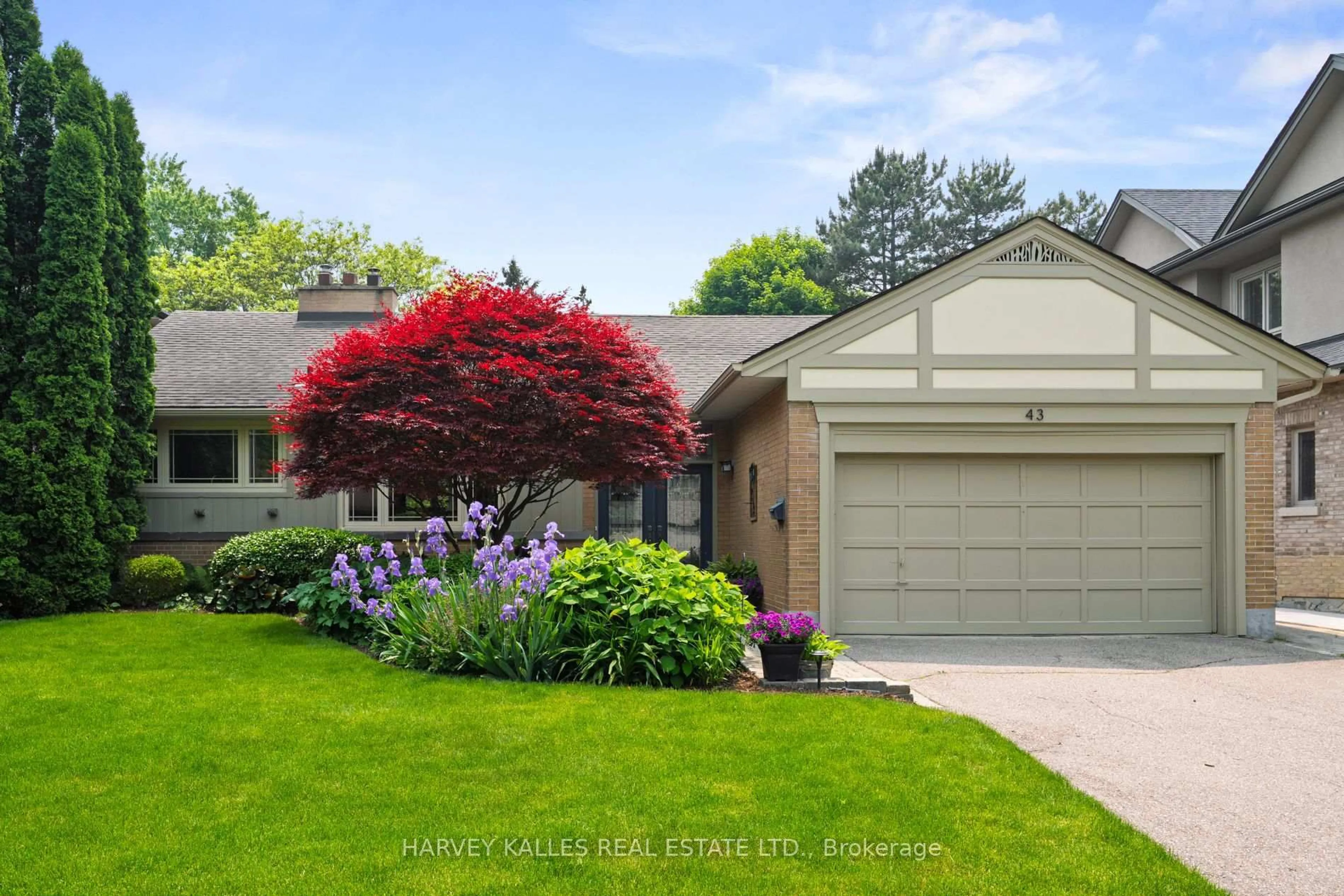 Home with brick exterior material, street for 43 Hartfield Rd, Toronto Ontario M9A 3C8