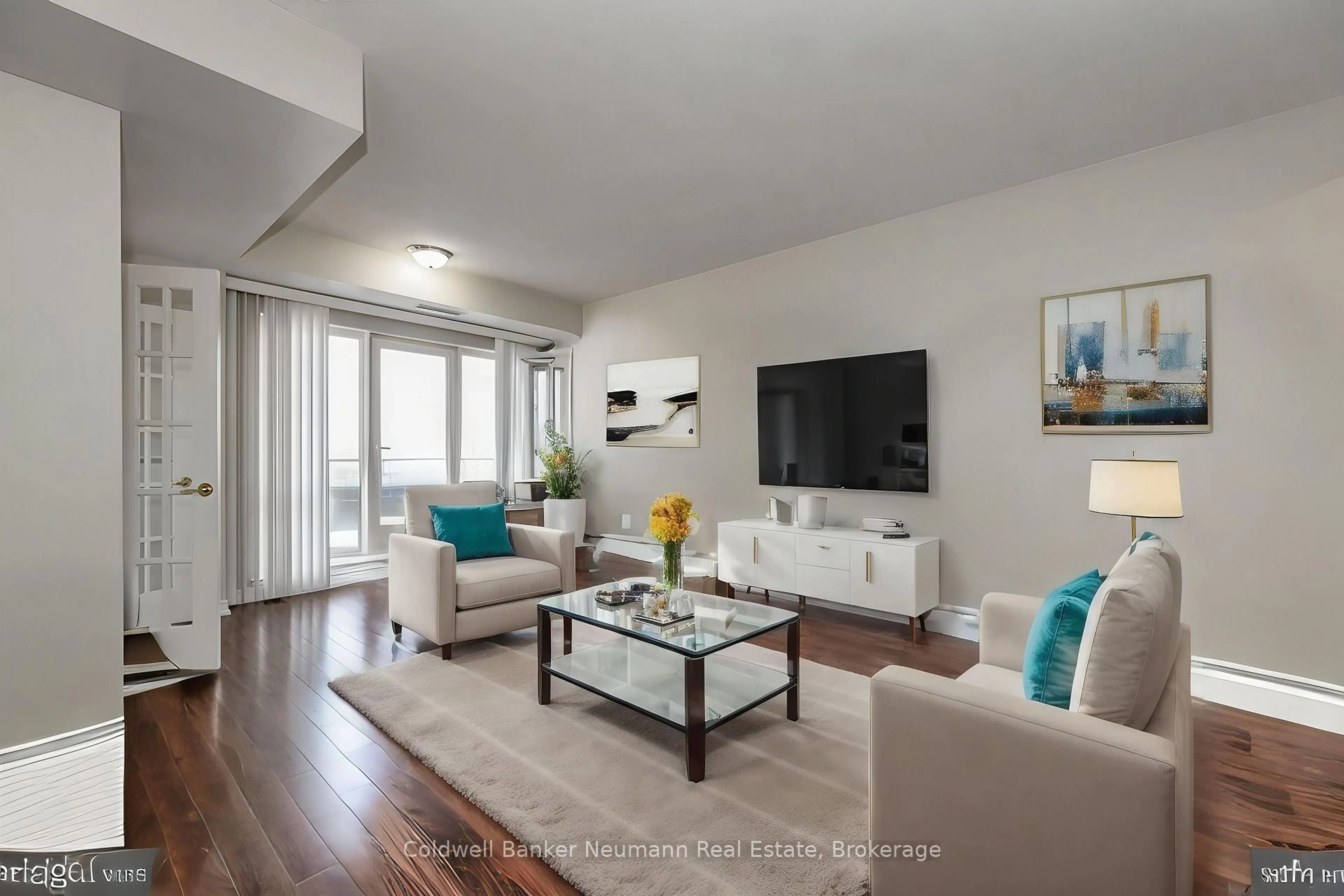 Living room with furniture, unknown for 60 Old Mill Rd #409, Oakville Ontario L6J 7V9
