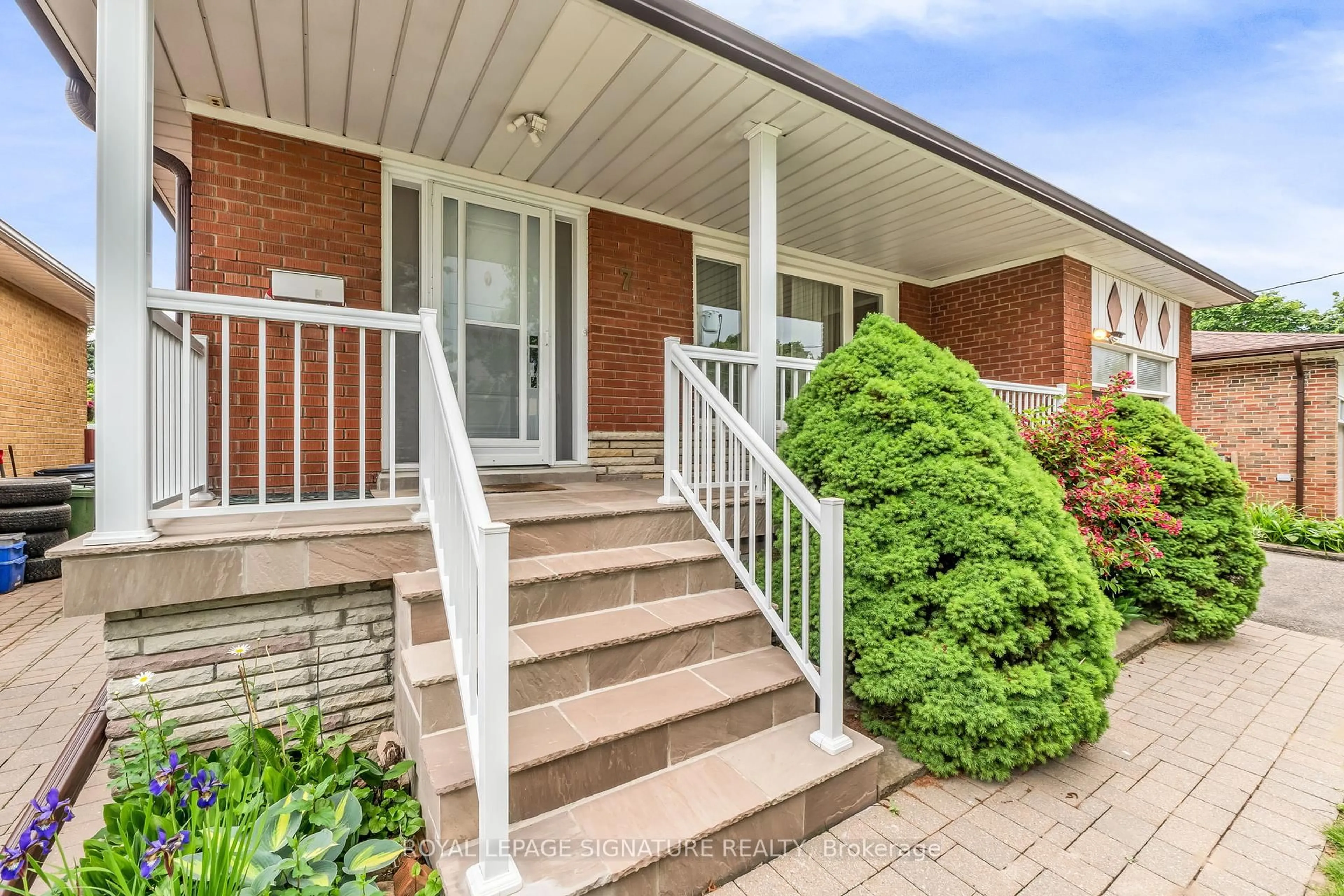 Home with brick exterior material, street for 7 West Wareside Rd, Toronto Ontario M9C 3H9