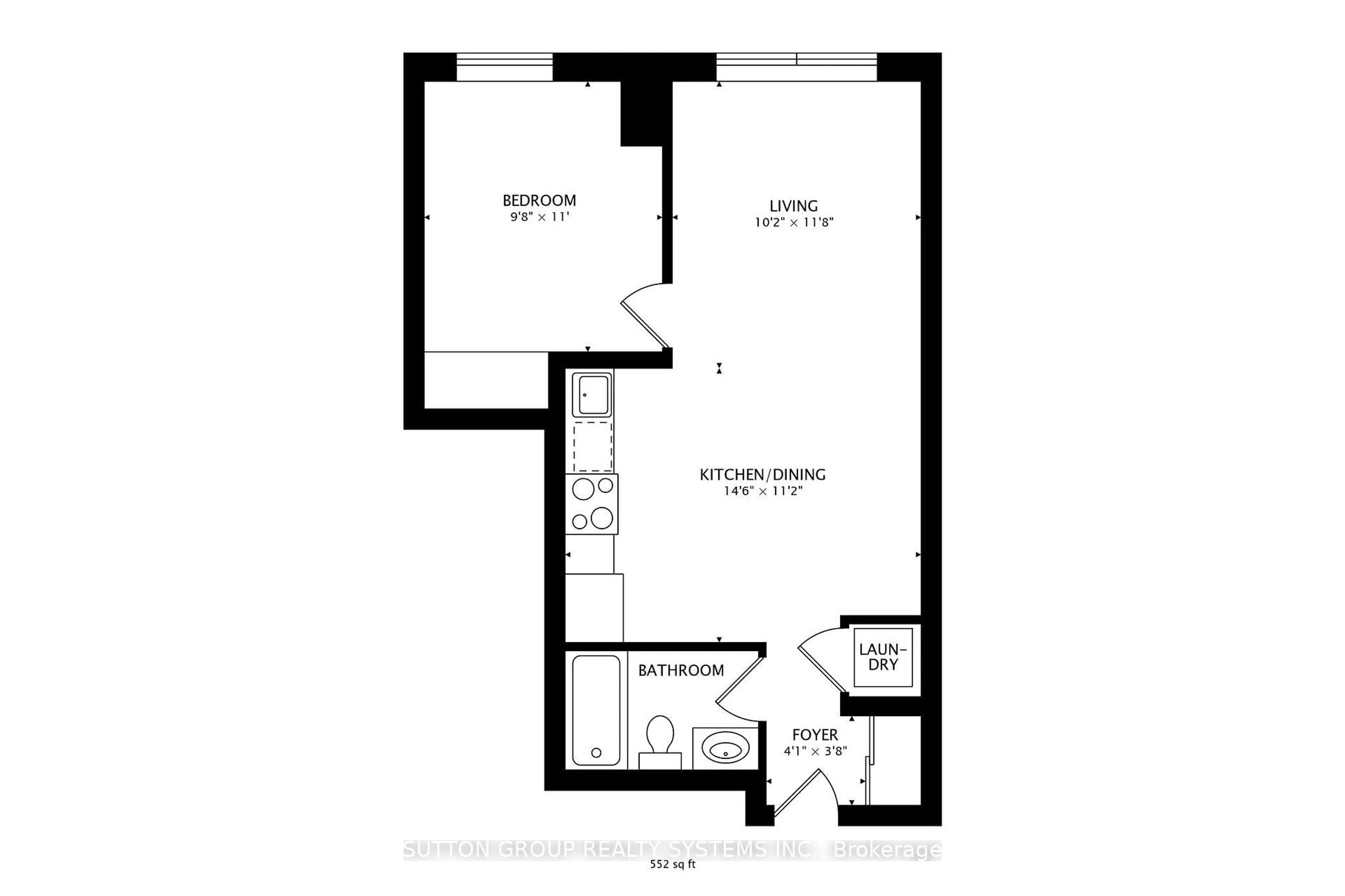 Floor plan for 60 Heintzman St #728, Toronto Ontario M6P 5A1