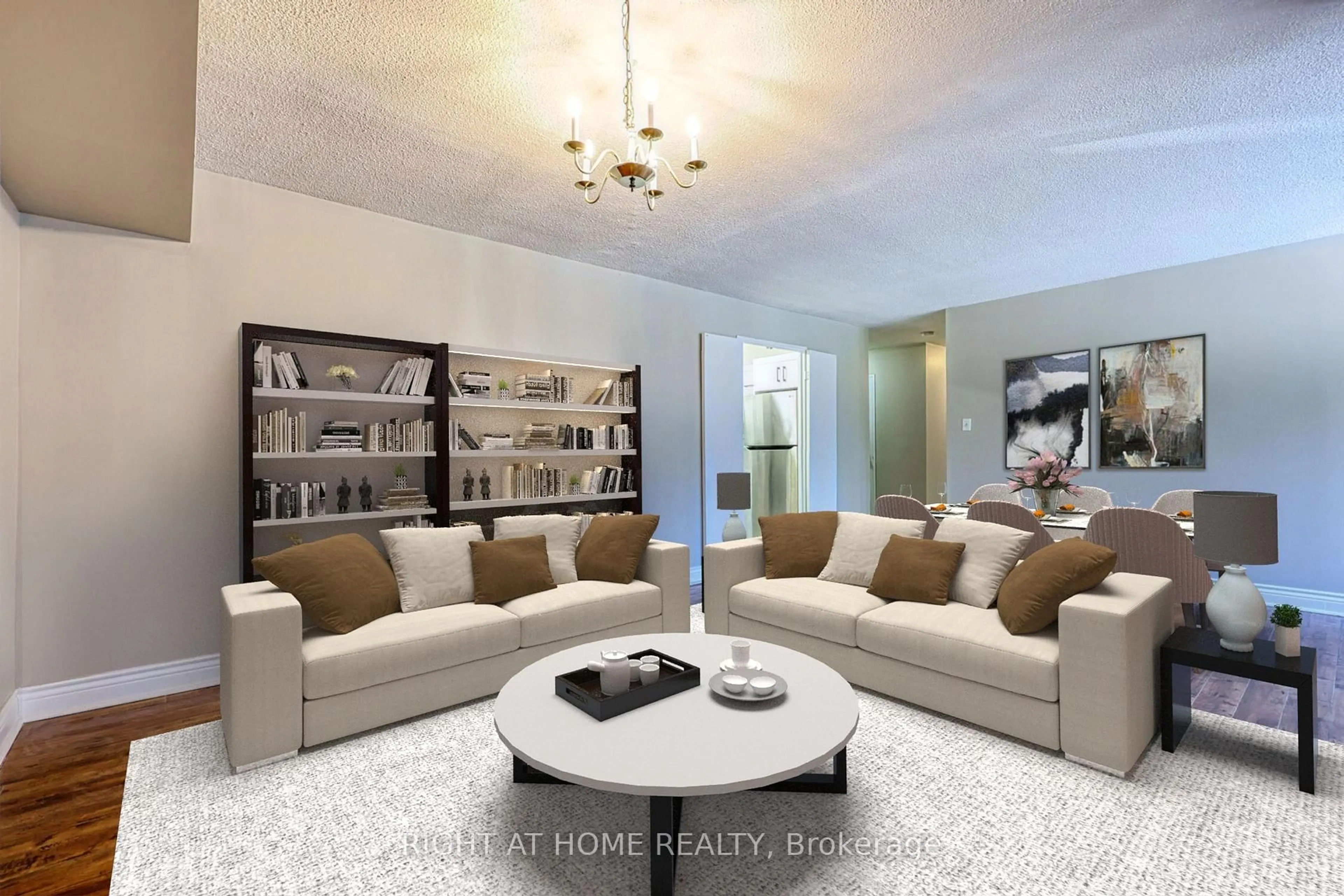 Living room with furniture, unknown for 1580 Mississauga Valy #205, Mississauga Ontario L5A 3T8