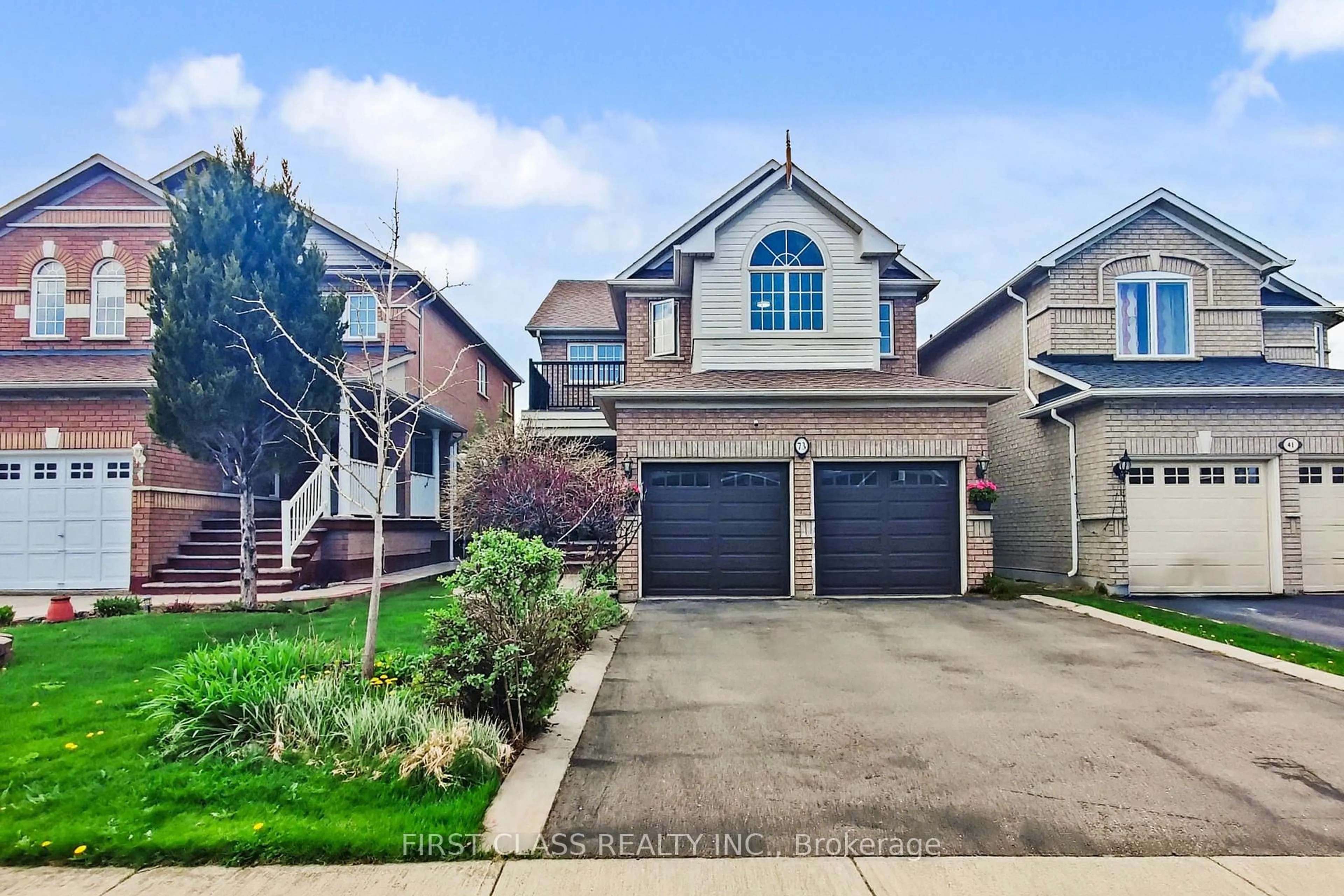Home with brick exterior material, street for 73 Porchlight Rd, Brampton Ontario L6X 4S1